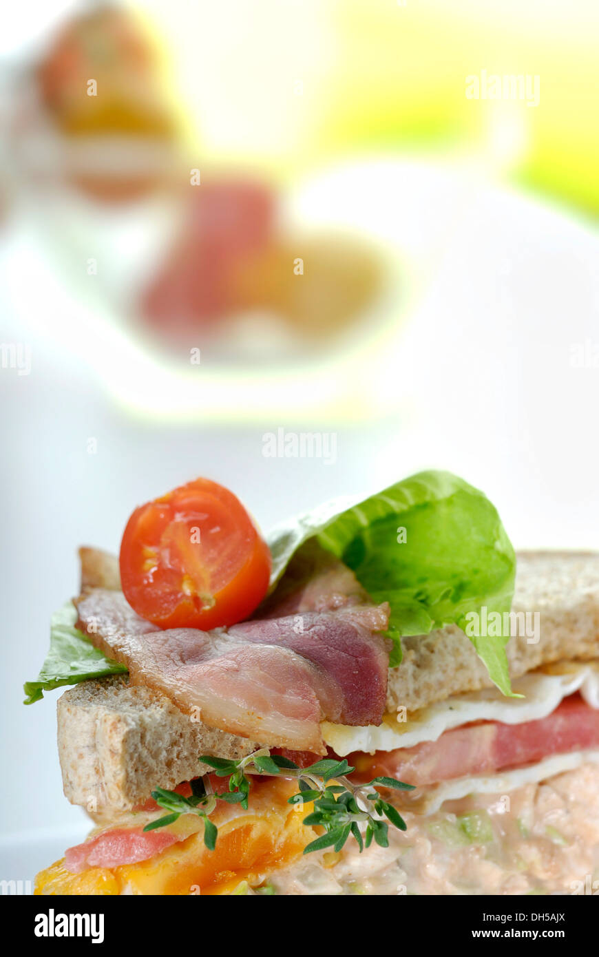 Club sandwich Stock Photo