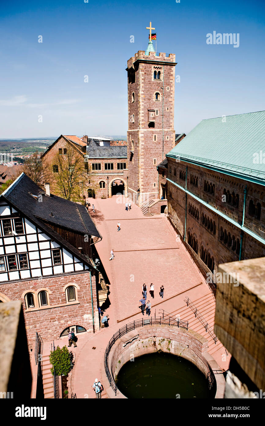 Wartburg castle, UNESCO World Heritage Site, Thuringia Stock Photo Alamy