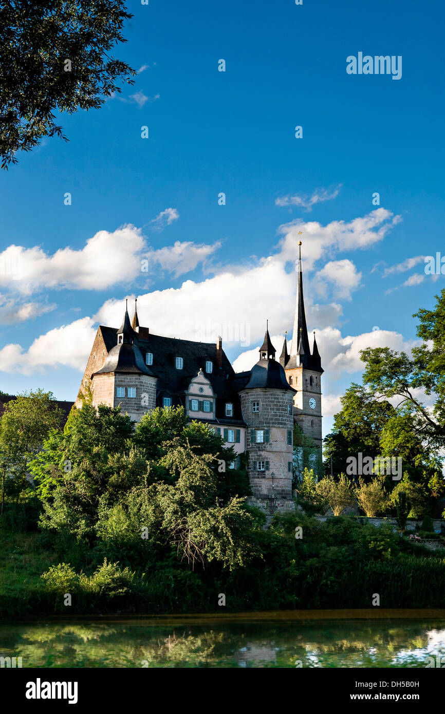 Schloss Ahorn castle in Ahorn near Coburg, Bavaria Stock Photo