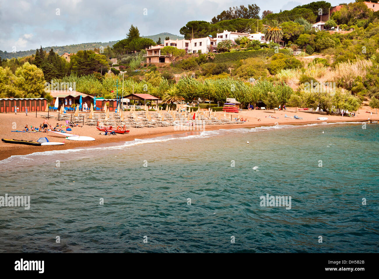Barbarossa beach, Porto Azzuro, Elba Island, Italy, Europe Stock Photo -  Alamy