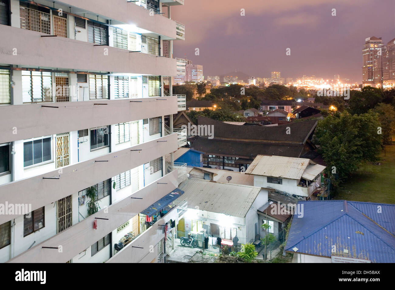 Apartment house, Kampung Baru district, Kampung Baru, Kuala Lumpur