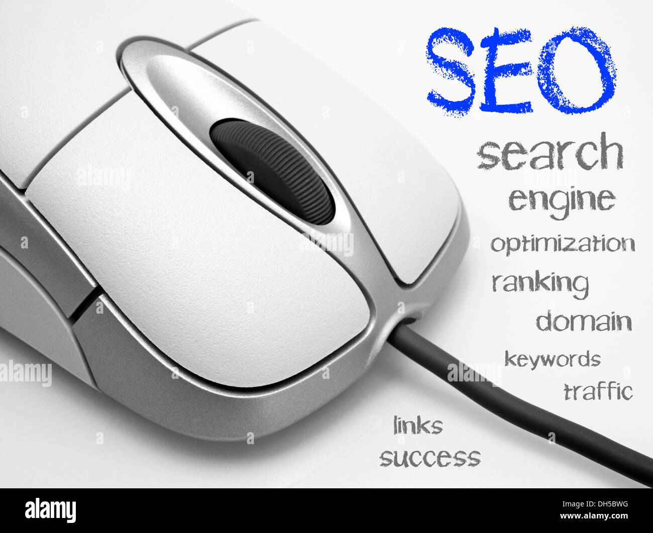 SEO - Search Engine Optimization Stock Photo