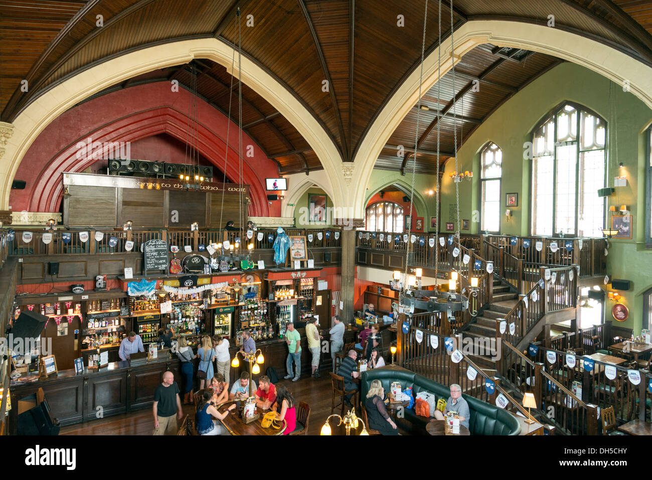 O'Neill's pub in a converted church in Muswell Hill, London, England