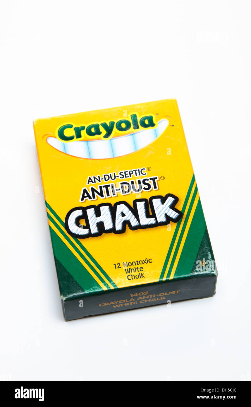 Chalk sticks (calcium carbonate, CaCO3) Stock Photo