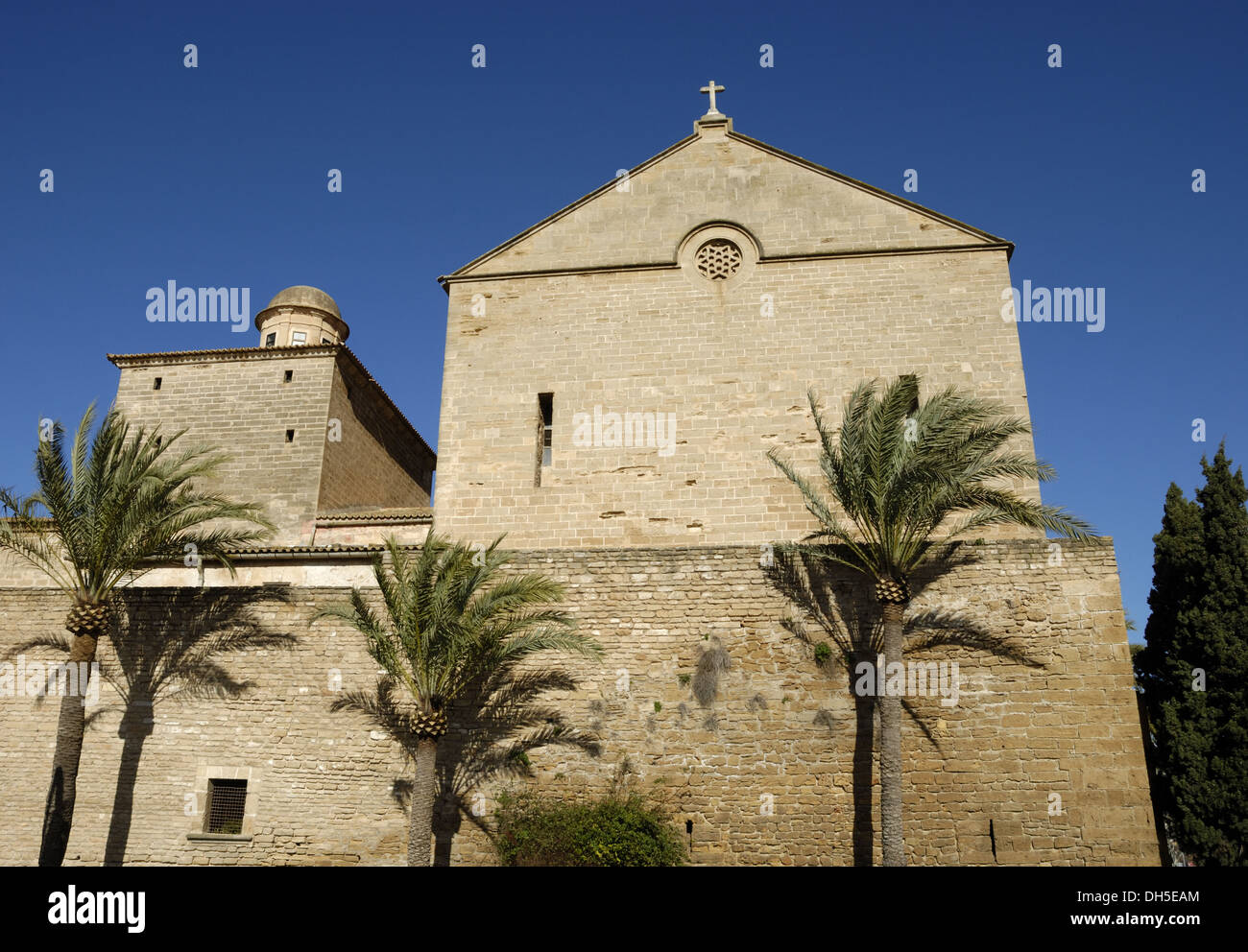 Esglesia de Sant Jaume in Alcudia Stock Photo