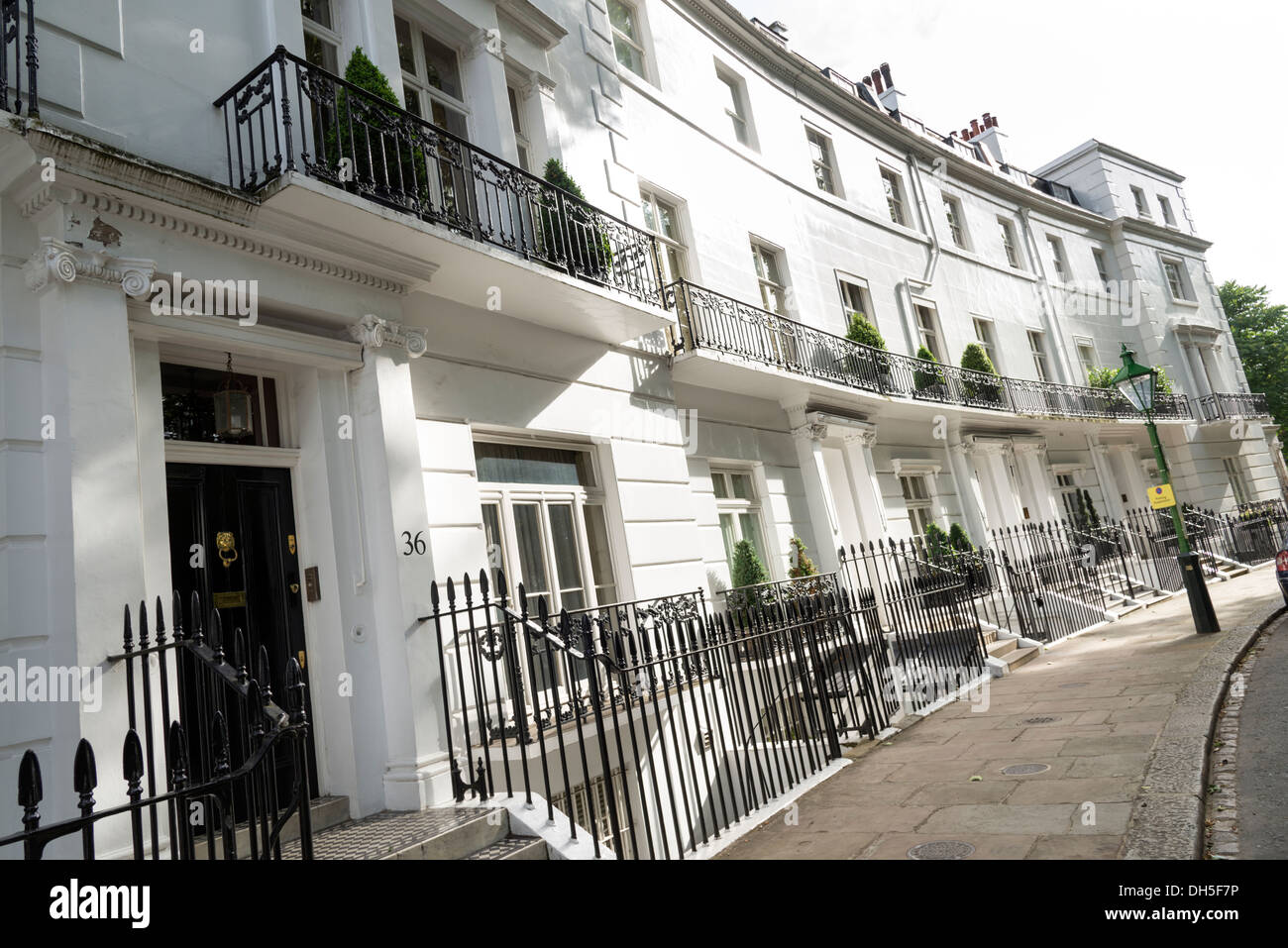 Egerton Crescent, Kensington and Chelsea, London, England, UK Stock Photo