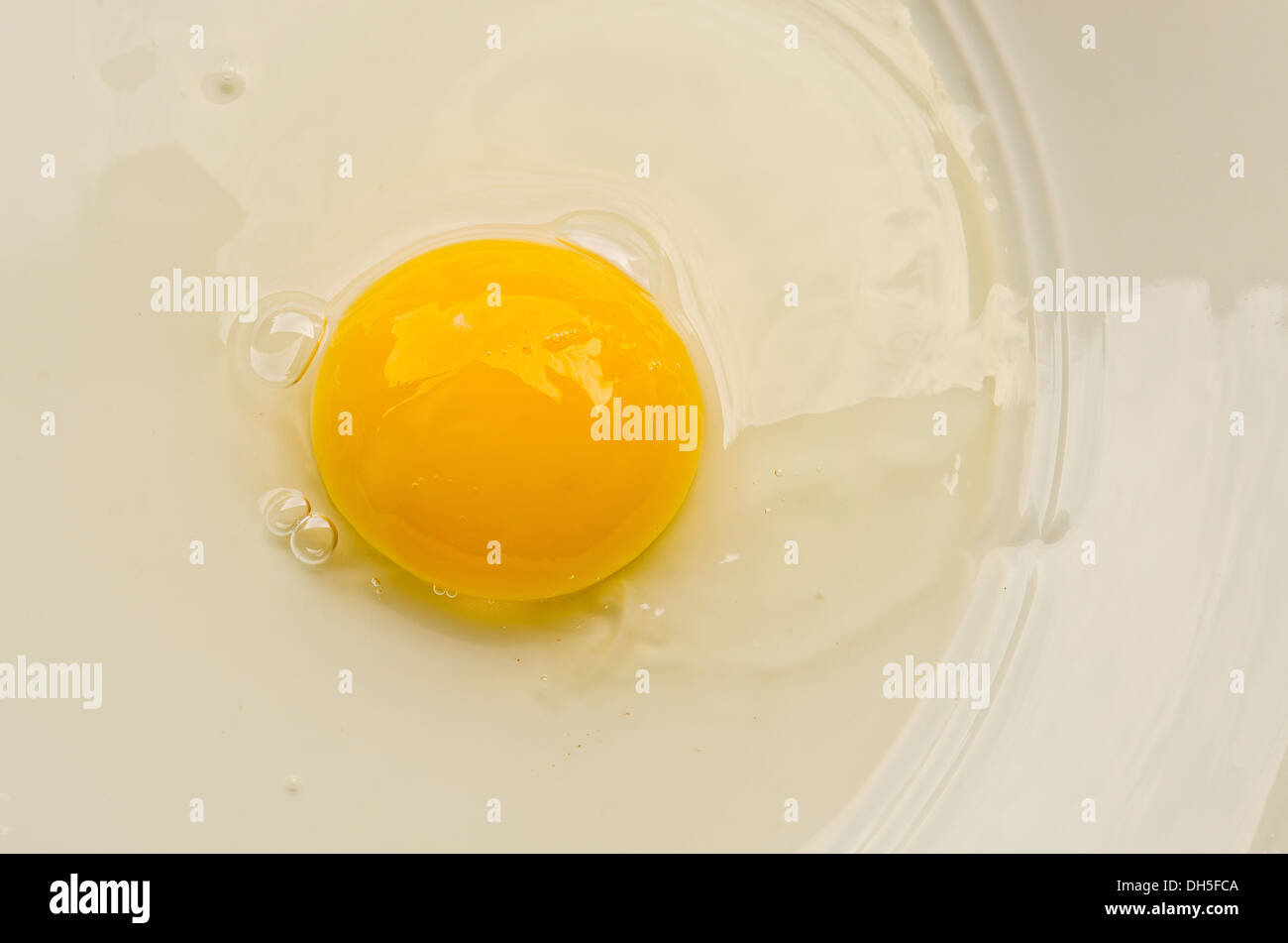 separated egg Stock Photo