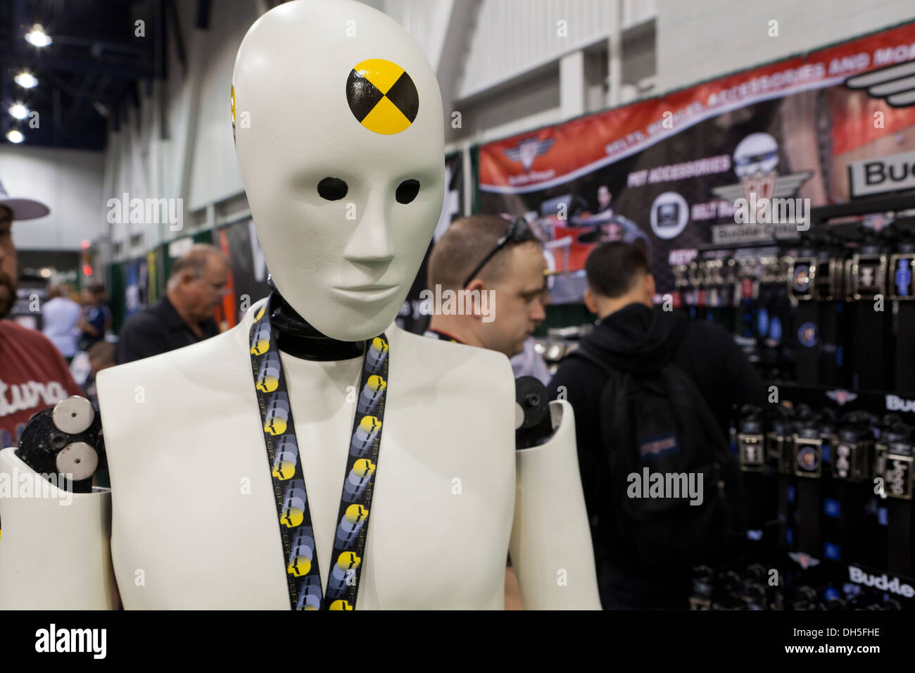 Crash test dummy model at SEMA Las Vegas, Nevada USA Stock Photo Alamy