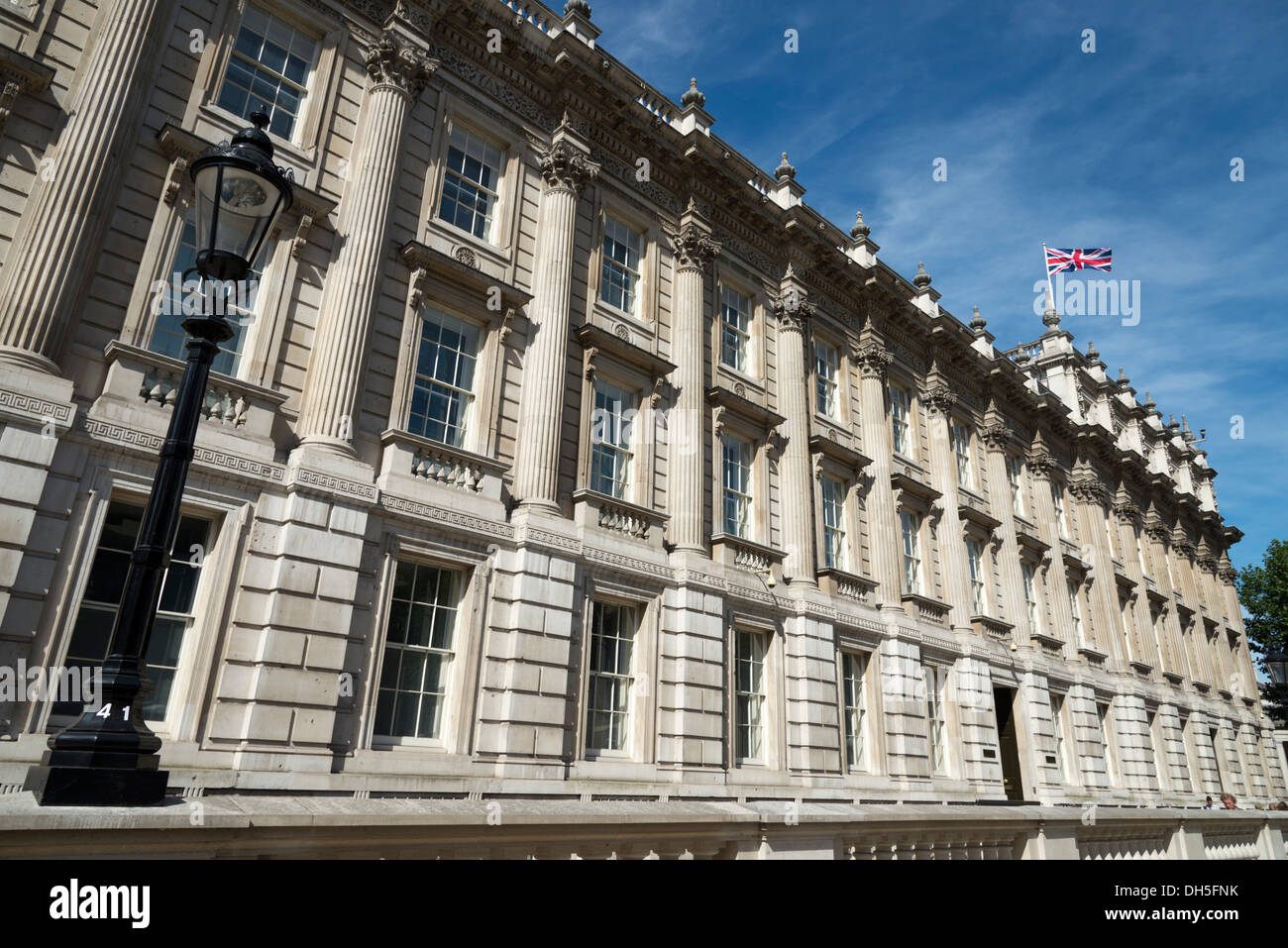 Government buildings along Whitehall, London, England, UK Stock Photo