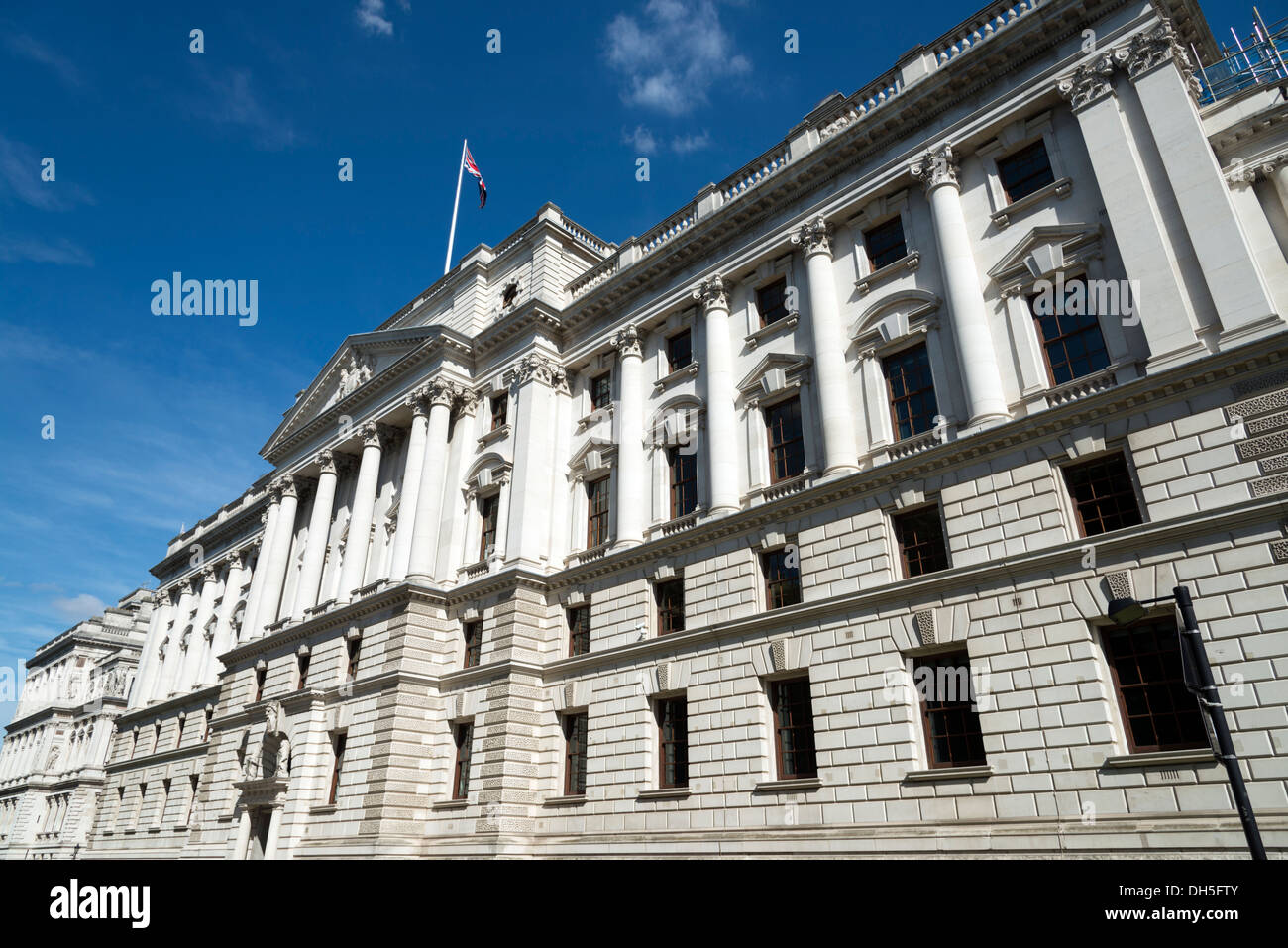 HM Treasury building, London, England, UK Stock Photo