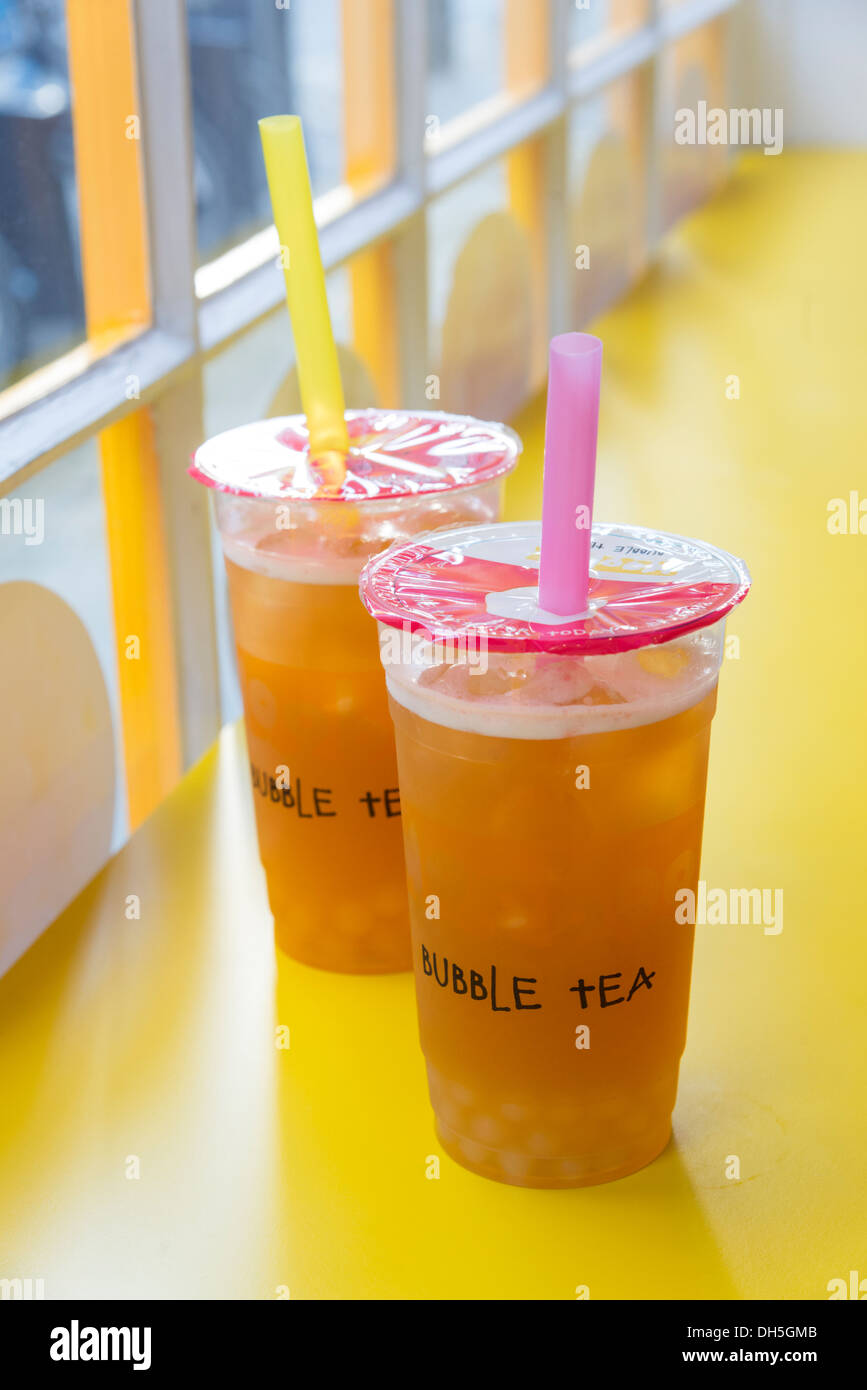Bubble tea shop hires stock photography and images Alamy