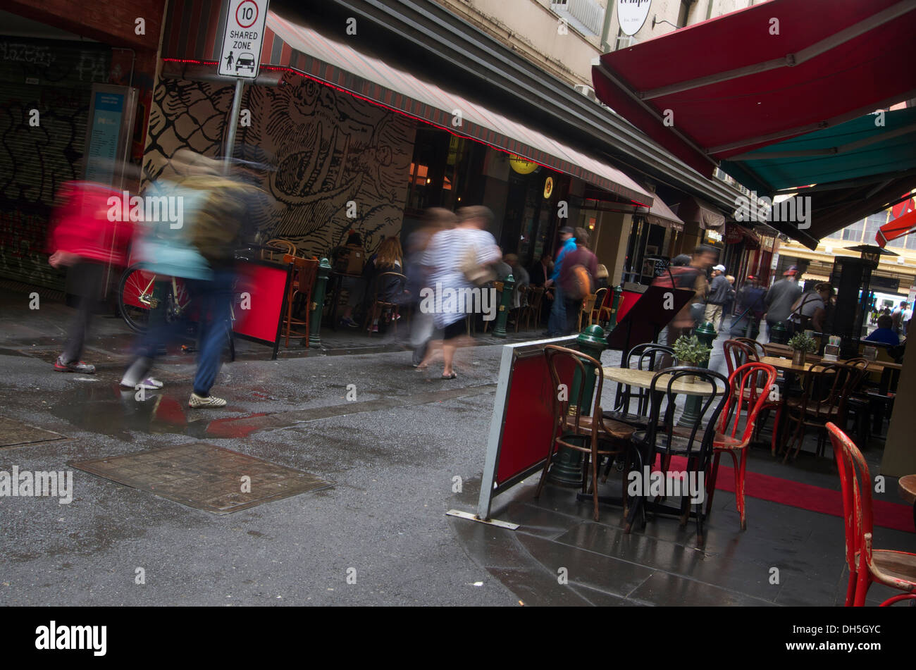 Melbourne laneway Stock Photo