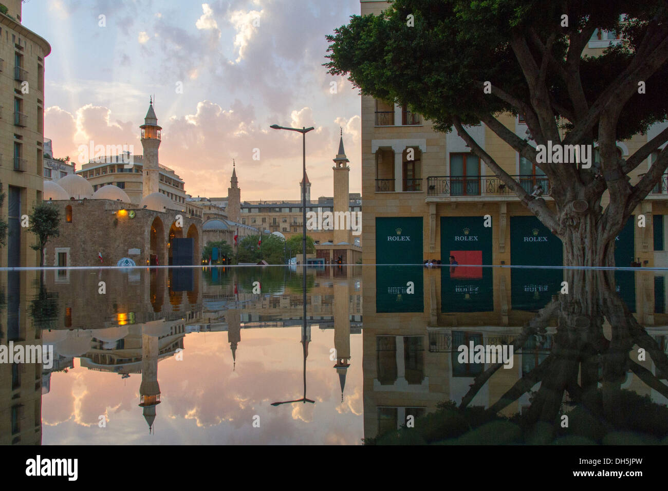 Amir Assaf Mosque in Beirut Central District, Beirut, Lebanon Stock Photo