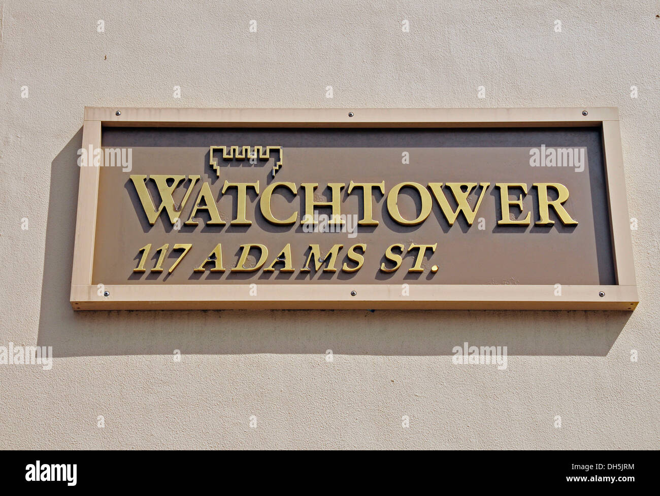 Watchtower Society, Jehovah's Witnesses, headquarters in Brooklyn, New York City, USA Stock Photo