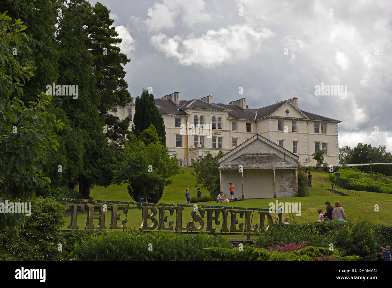 The Belsfield Hotel, Bowness, Windermere Stock Photo