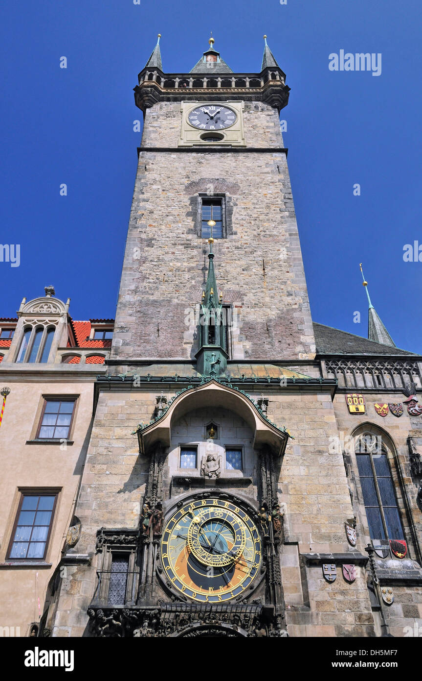 World famous astronomical clock hi-res stock photography and images - Alamy