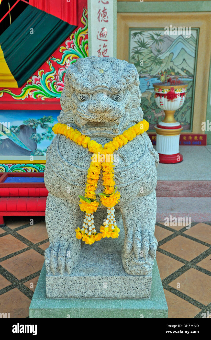 Dragon, Taoism, Chinese temple on Ho Road, Wat Putaugongmaa, Nong Khai, Thailand, Asia, PublicGround Stock Photo