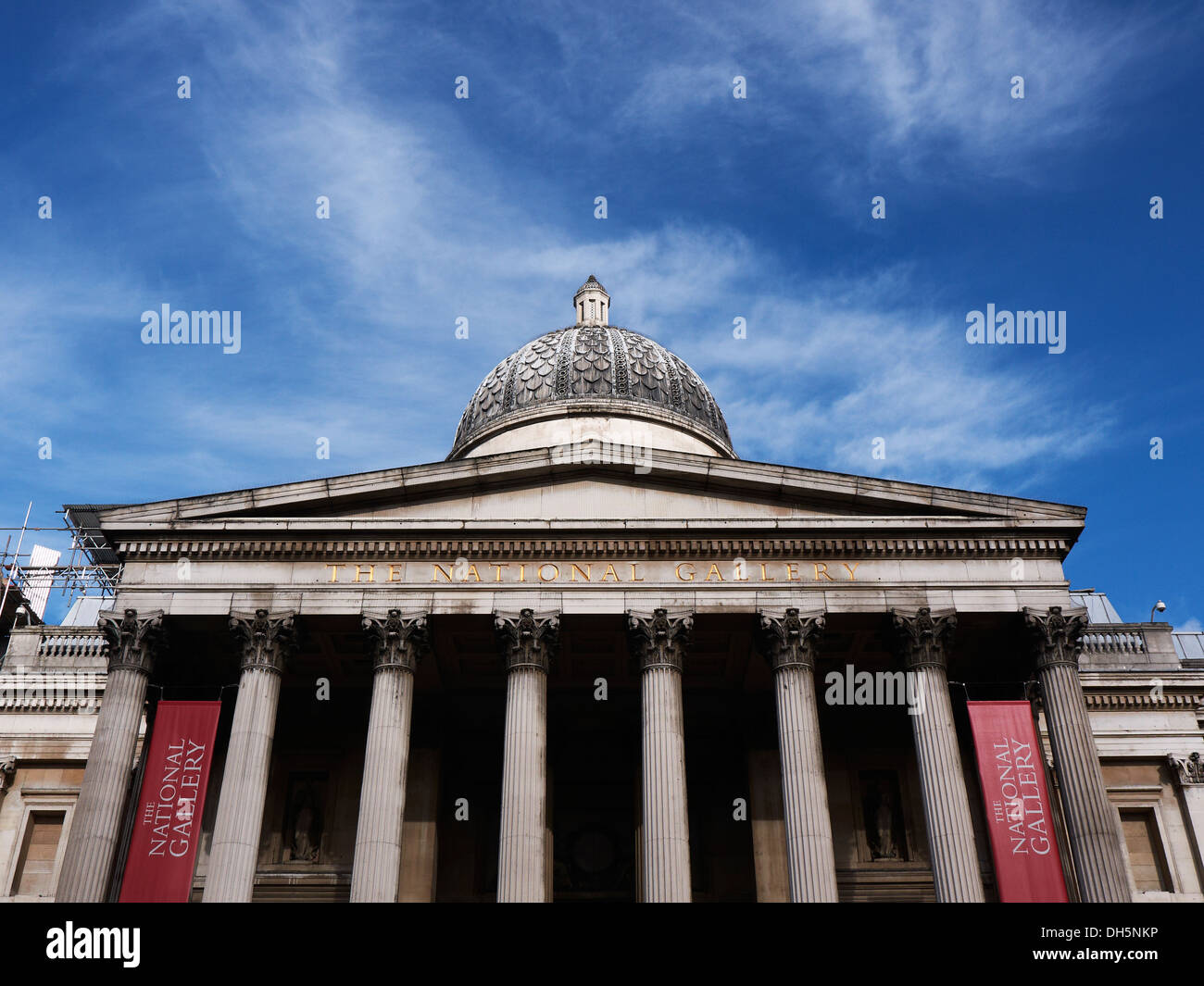 National Gallery Trafalgar Square London Stock Photo