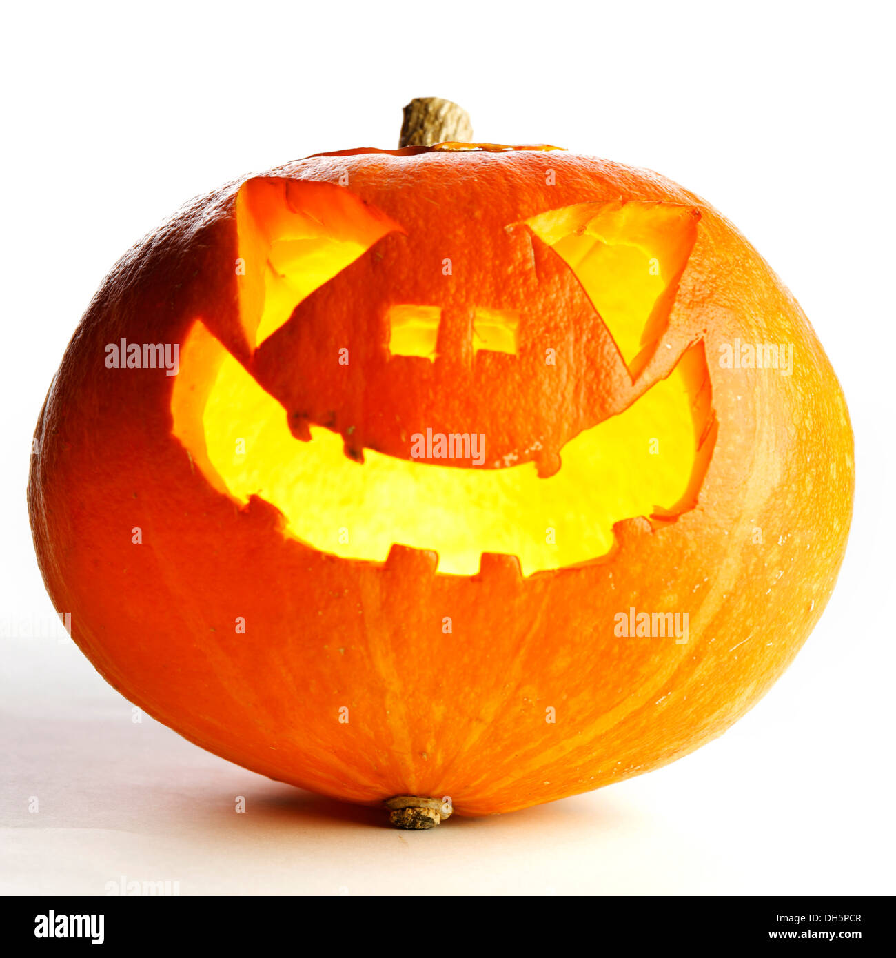 Halloween Pumpkin isolated on white background Stock Photo - Alamy