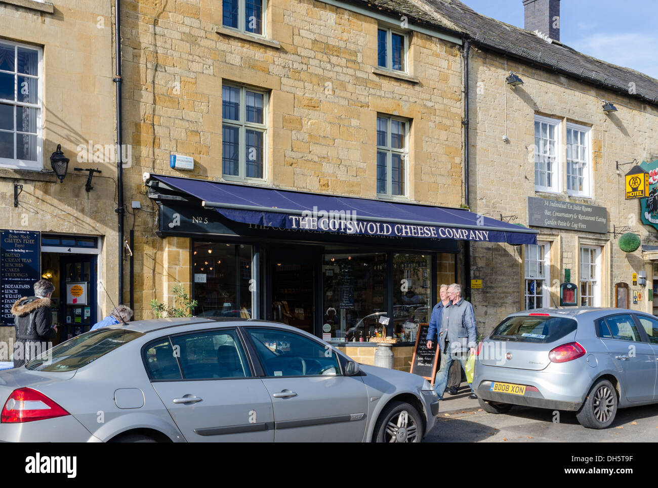 The Cotswold Cheese Company shop on MoretoninMarsh High Street in the