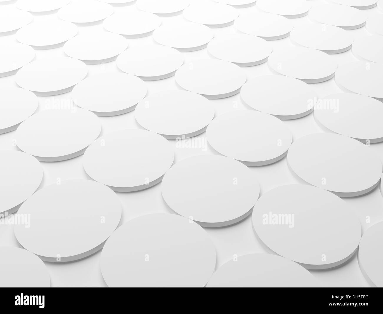 Abstract white background texture with round elements pattern Stock ...