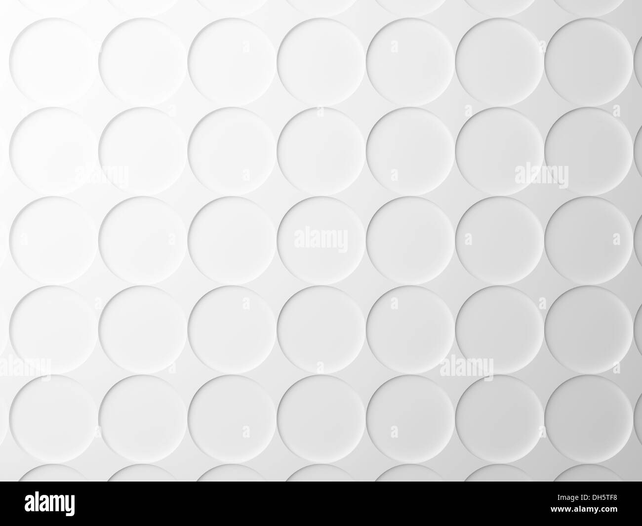 Abstract white background texture with round elements pattern. 3d ...