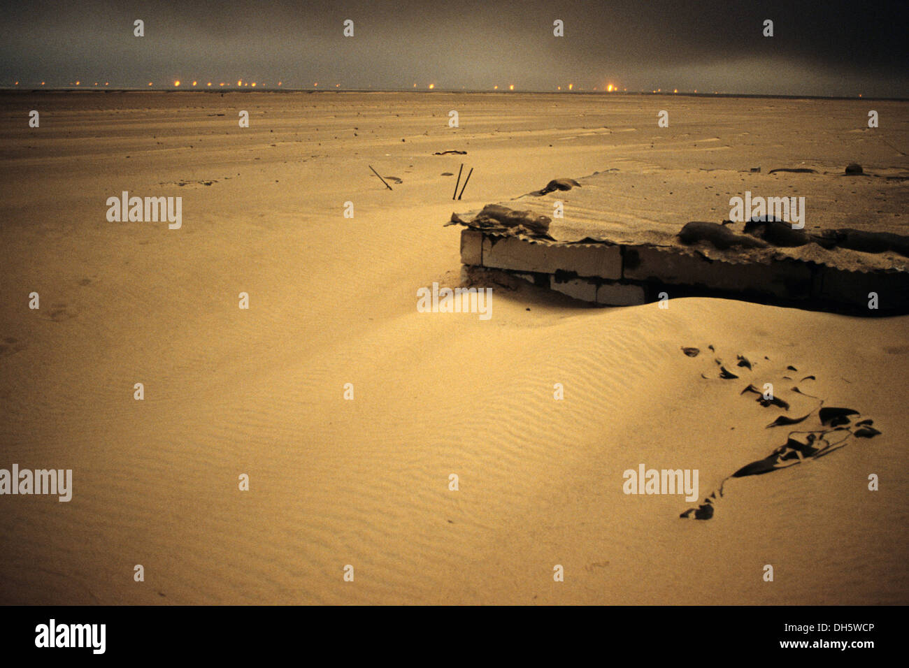 The aftermath of the 1991 Gulf War in Kuwait oil wells in fire in the