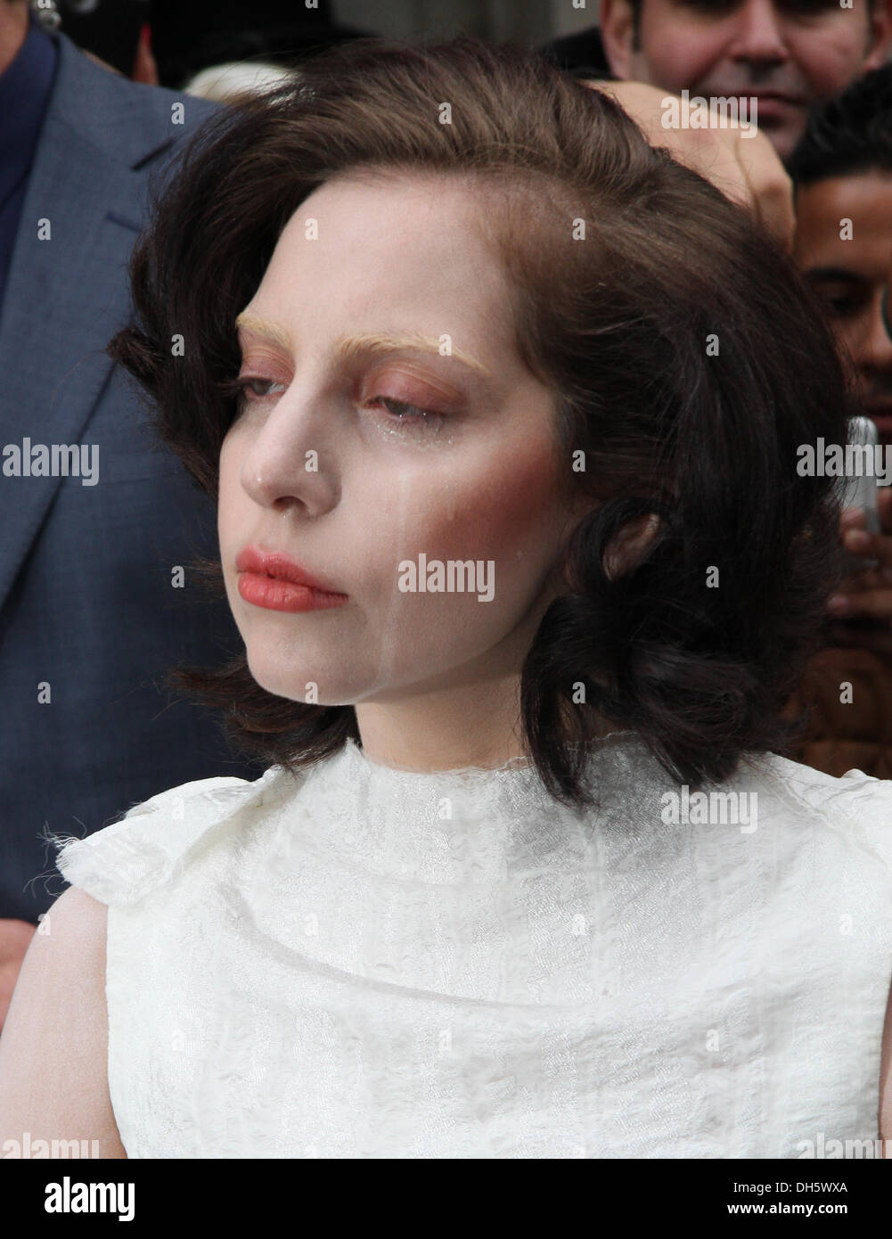 Lady Gaga seen leaving her hotel in London Credit:  Simon Matthews/Alamy Live News Stock Photo