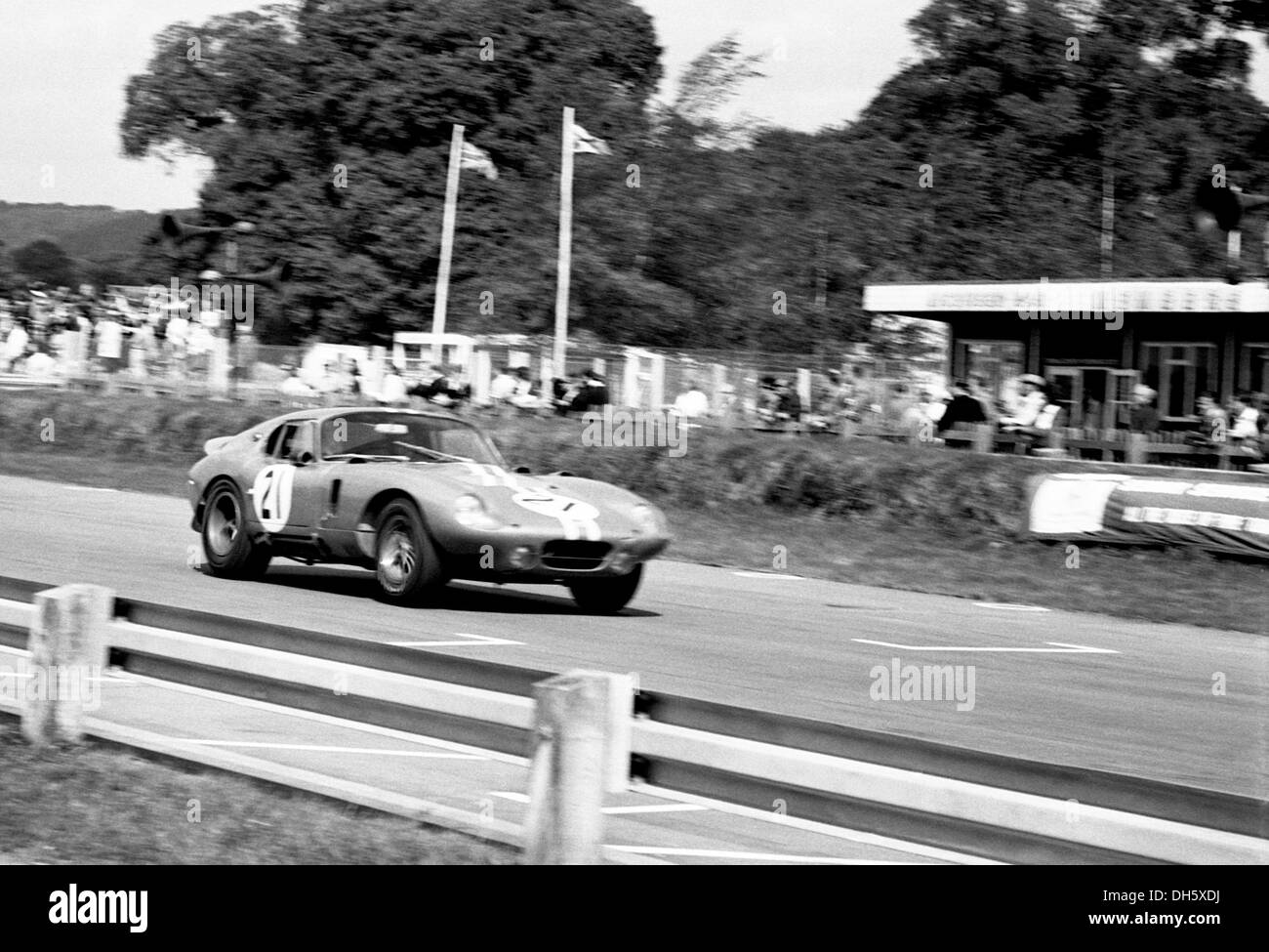 Dan Gurney in a Shelby Cobra Daytona Coupe in the Tourist Trophy, Goodwood, England 1964. Stock Photo