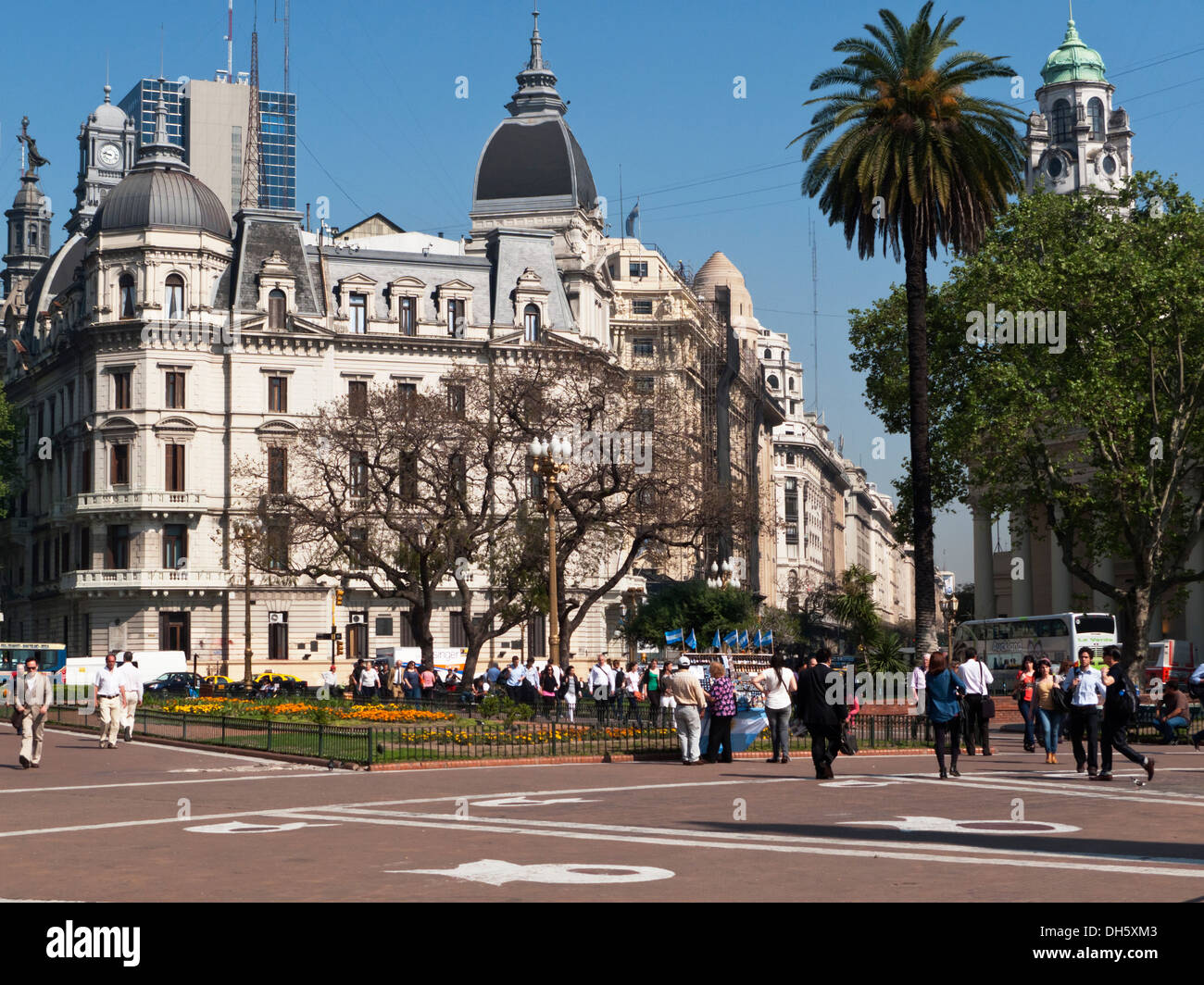 Plaza De Mayo Buenos Aires Argentina Stock Photo