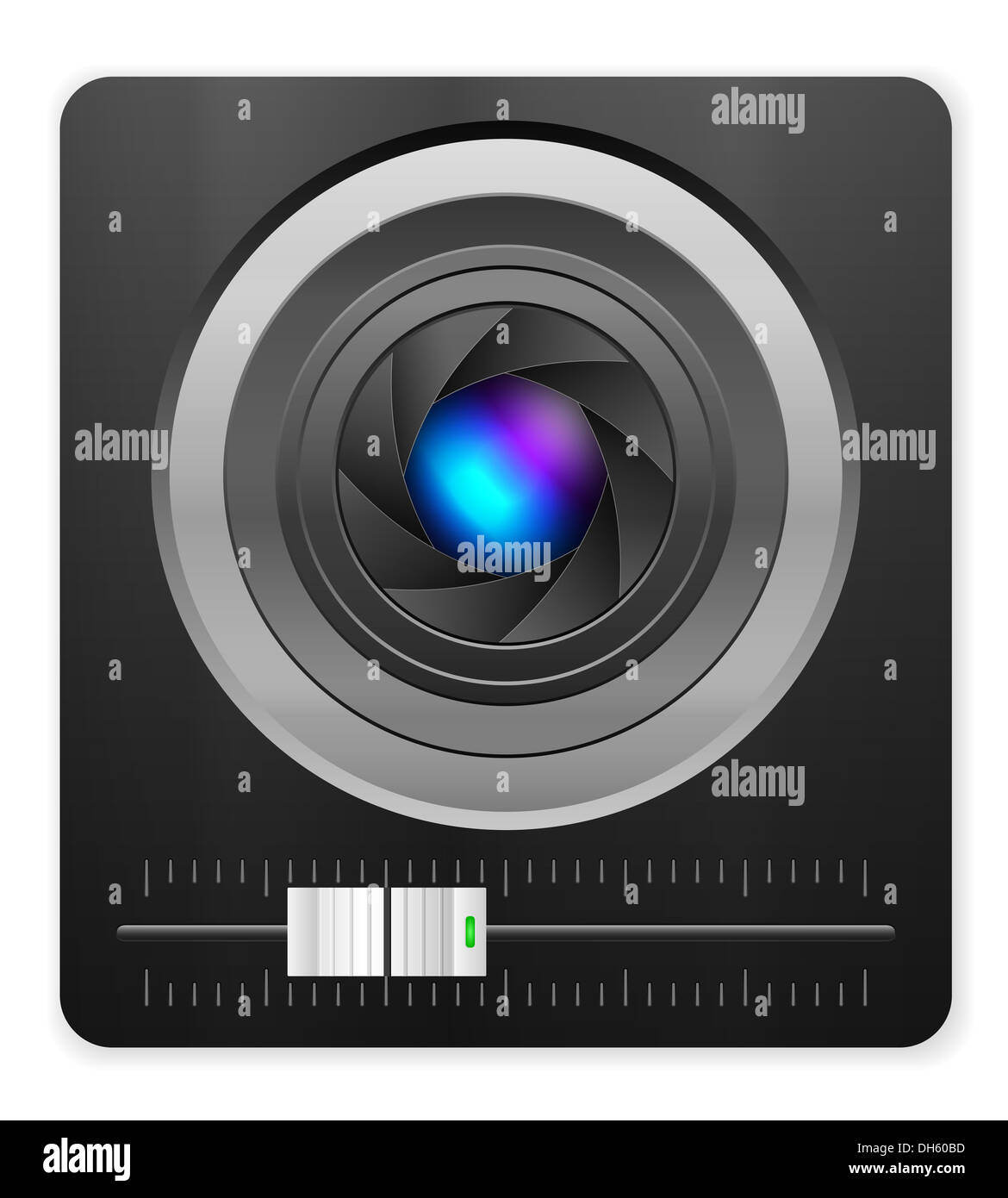 Photo camera icon on a white background. Vector illustration Stock ...