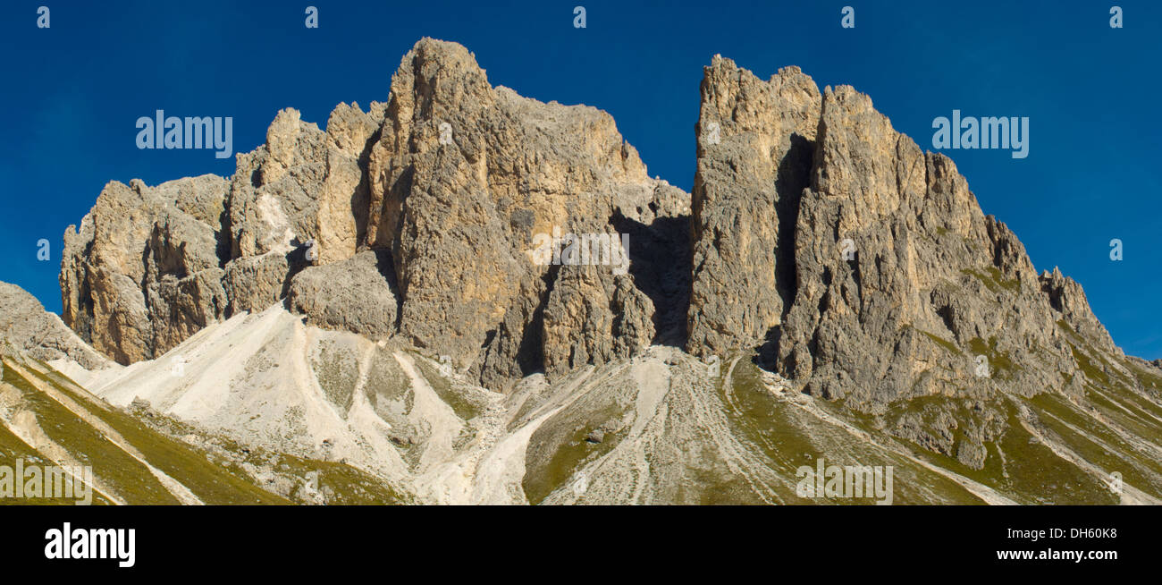 panorama landscape at alps dolomites Stock Photo