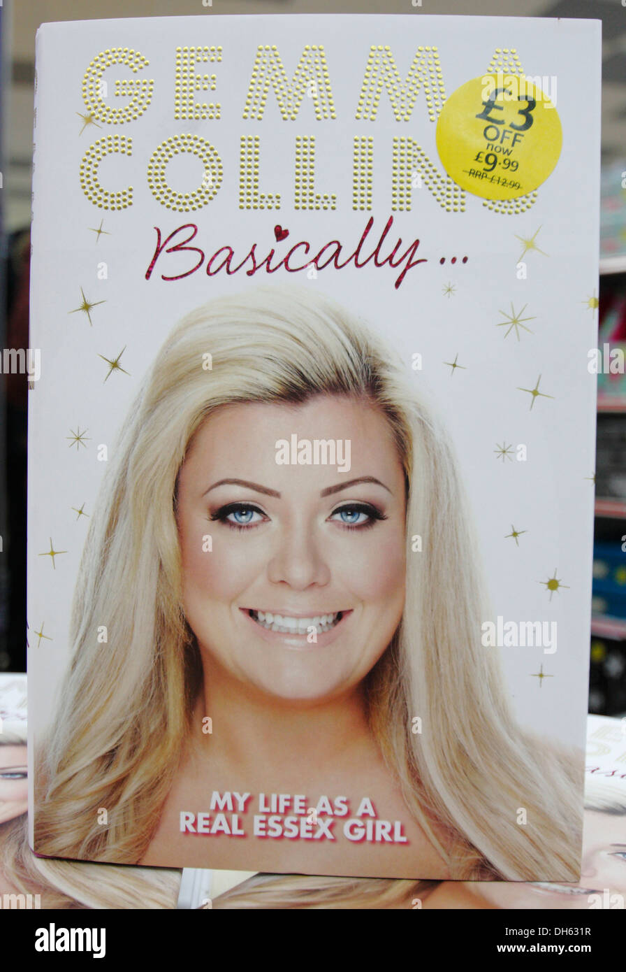 Gemma Collins 'Basically...My Life as a Real Essex Girl' book launch, Meadowhall, Sheffield, UK. Stock Photo