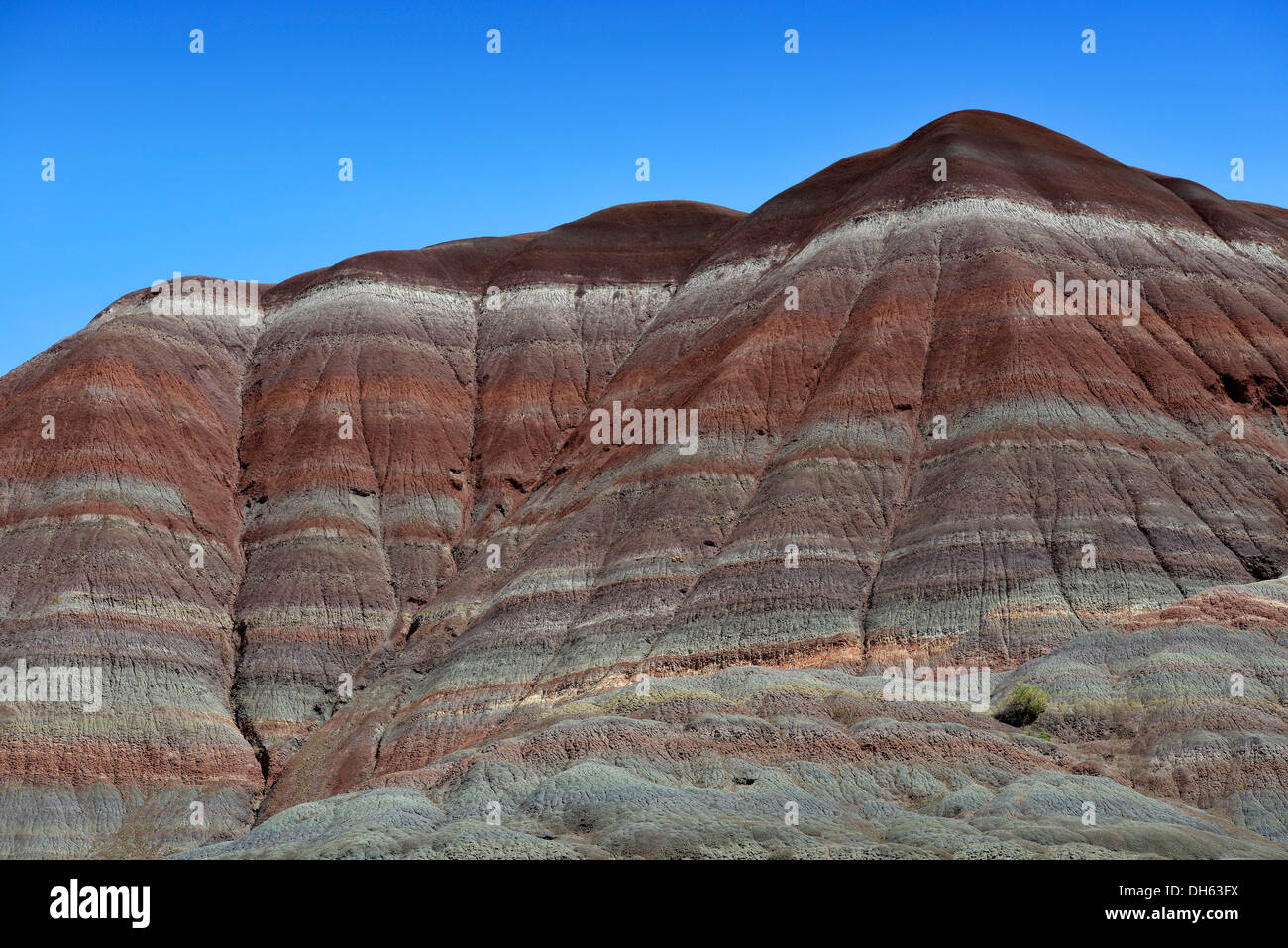 Old Paria, Pahreah Townsite, movie set, Painted Desert, Vermilion Cliffs, various rock strata of the Rimrocks, Grand Stock Photo