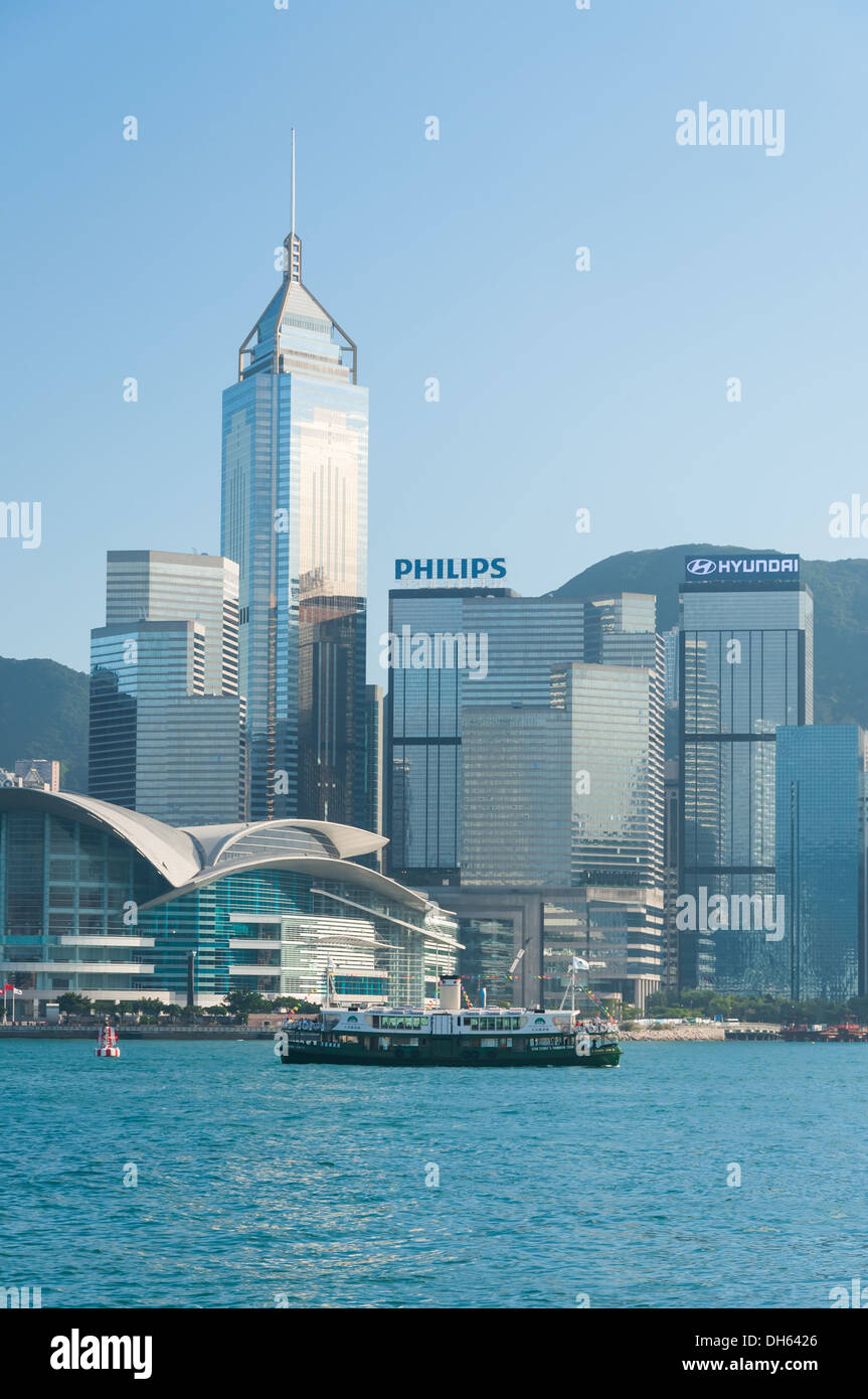 The Hong Kong skyline from across Victoria Harbor Stock Photo - Alamy