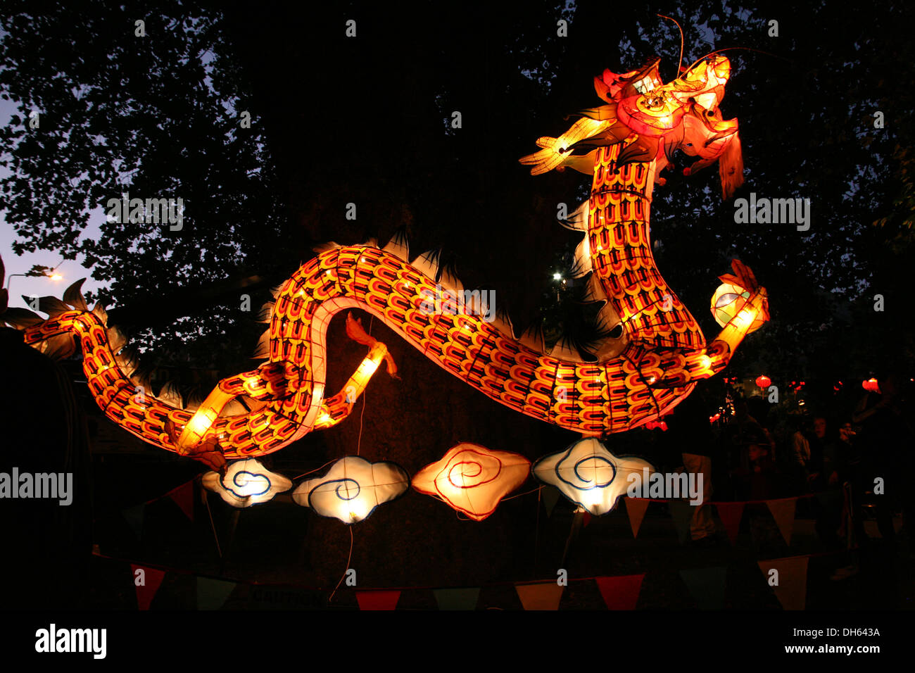 A Chinese Dragon Lantern Stock Photo - Alamy