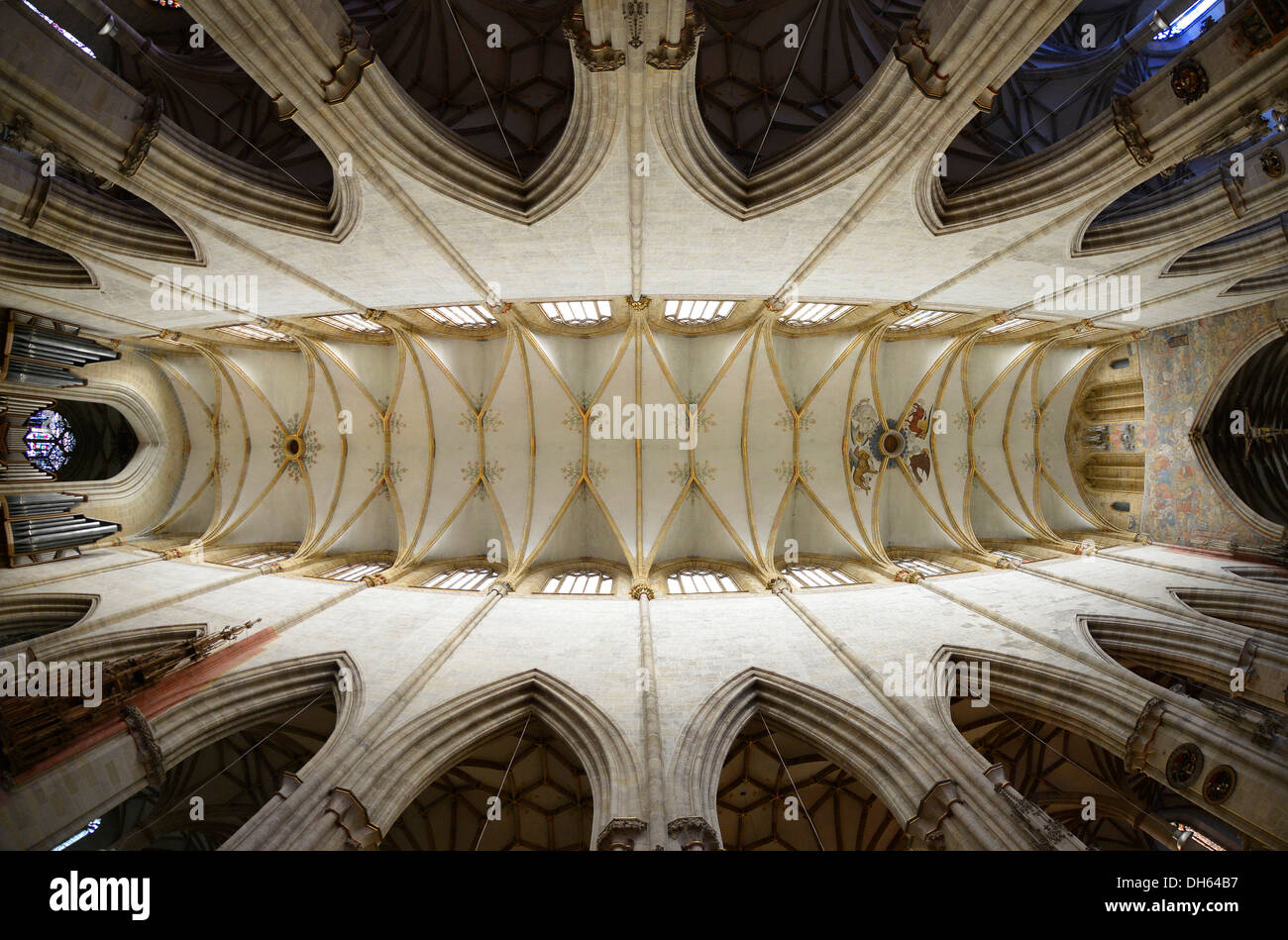 Vaulting View Of The Vaulted Ceiling Nave Interior Ulm