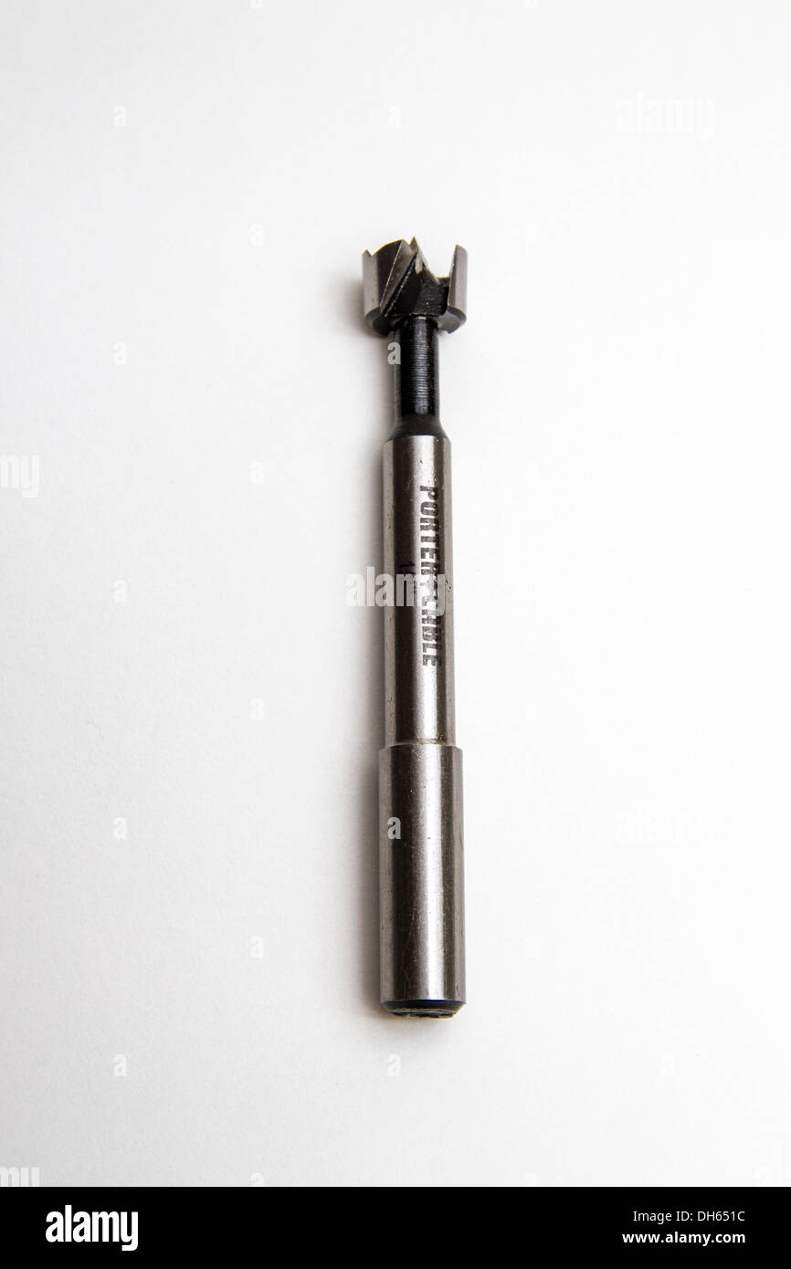 A Forstner style wood boring bit Stock Photo Alamy