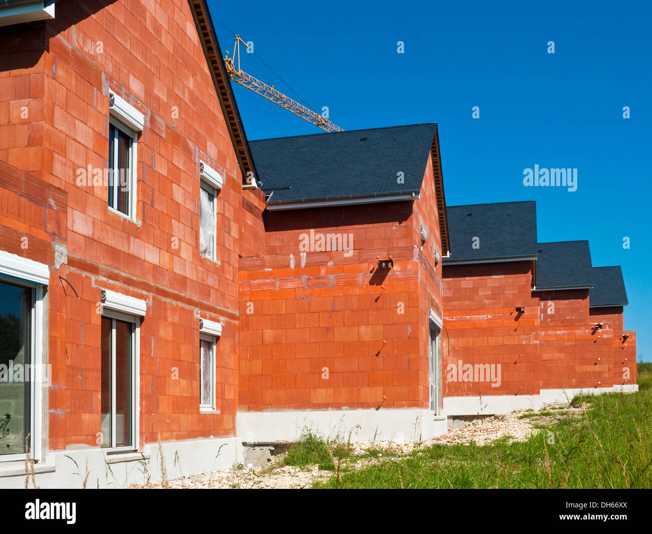 Home Development France New housing building site - France Stock Photo - Alamy