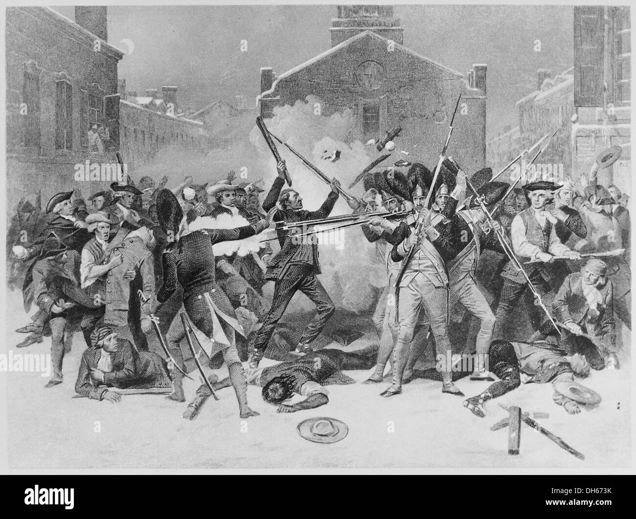 The Boston Massacre , 03-05-1770 513326 Stock Photo