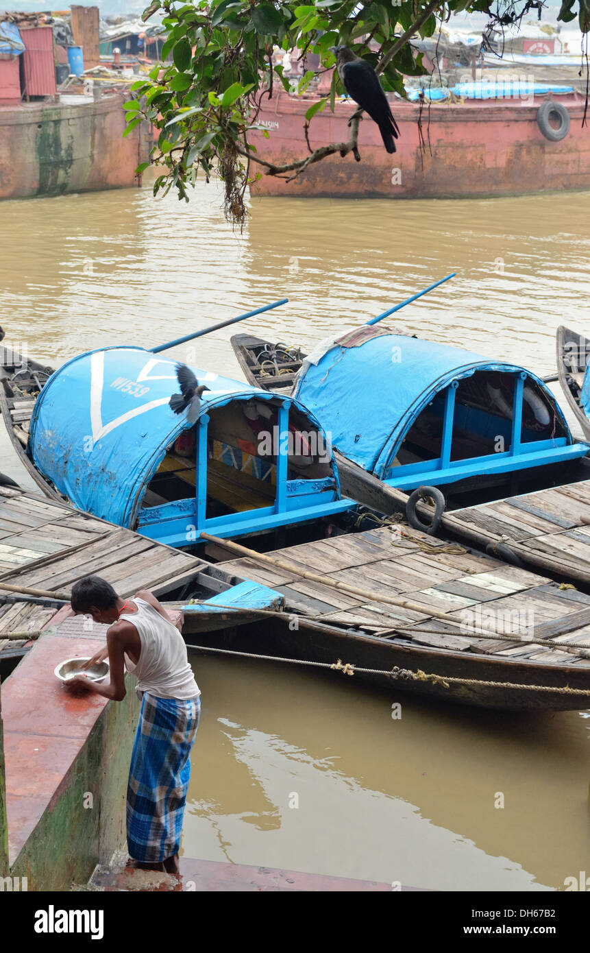 Hooghly River, Kolkata, India Stock Photo