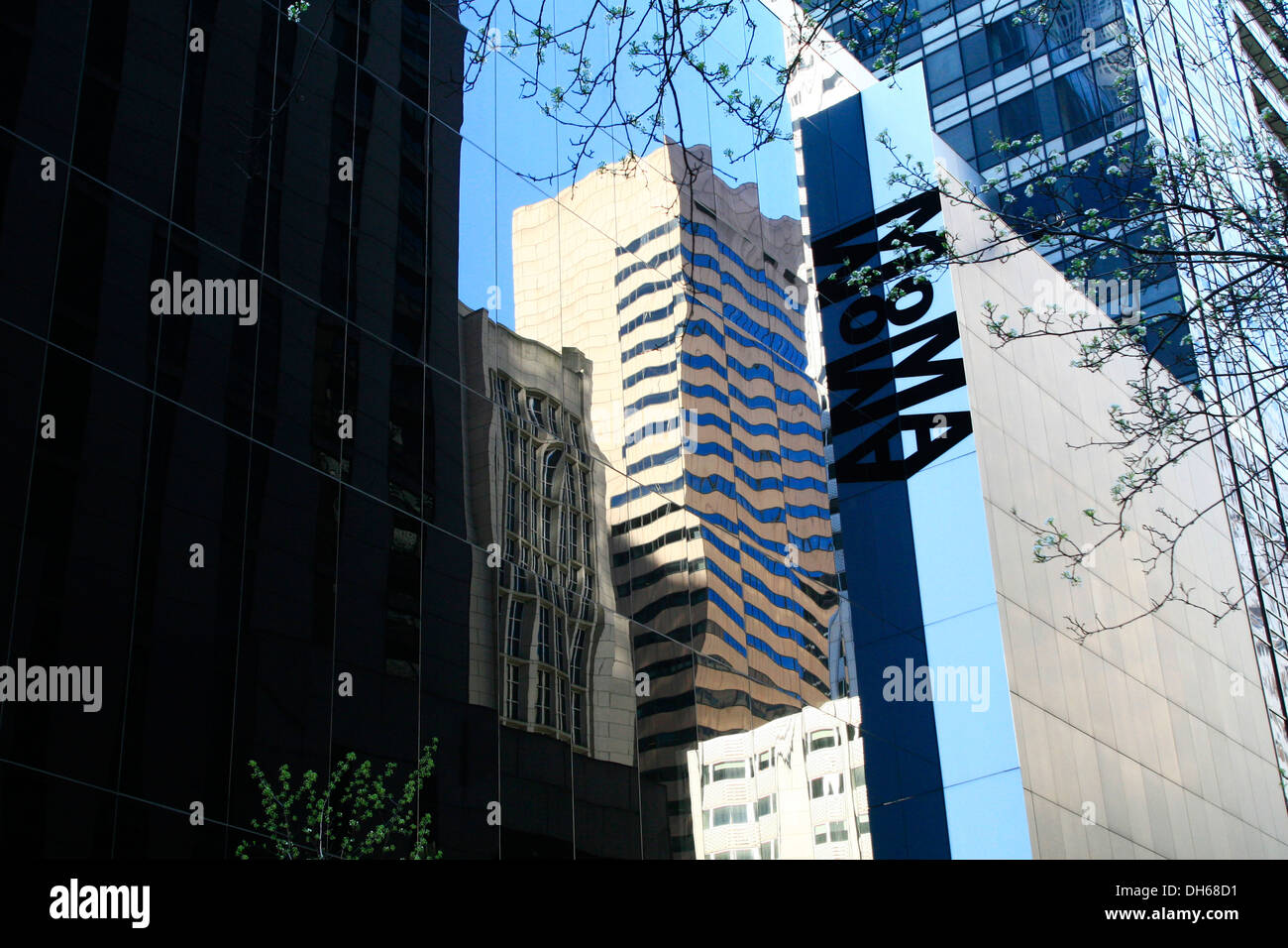 MOMA, Museum of Modern Art building in New York City, USA Stock Photo