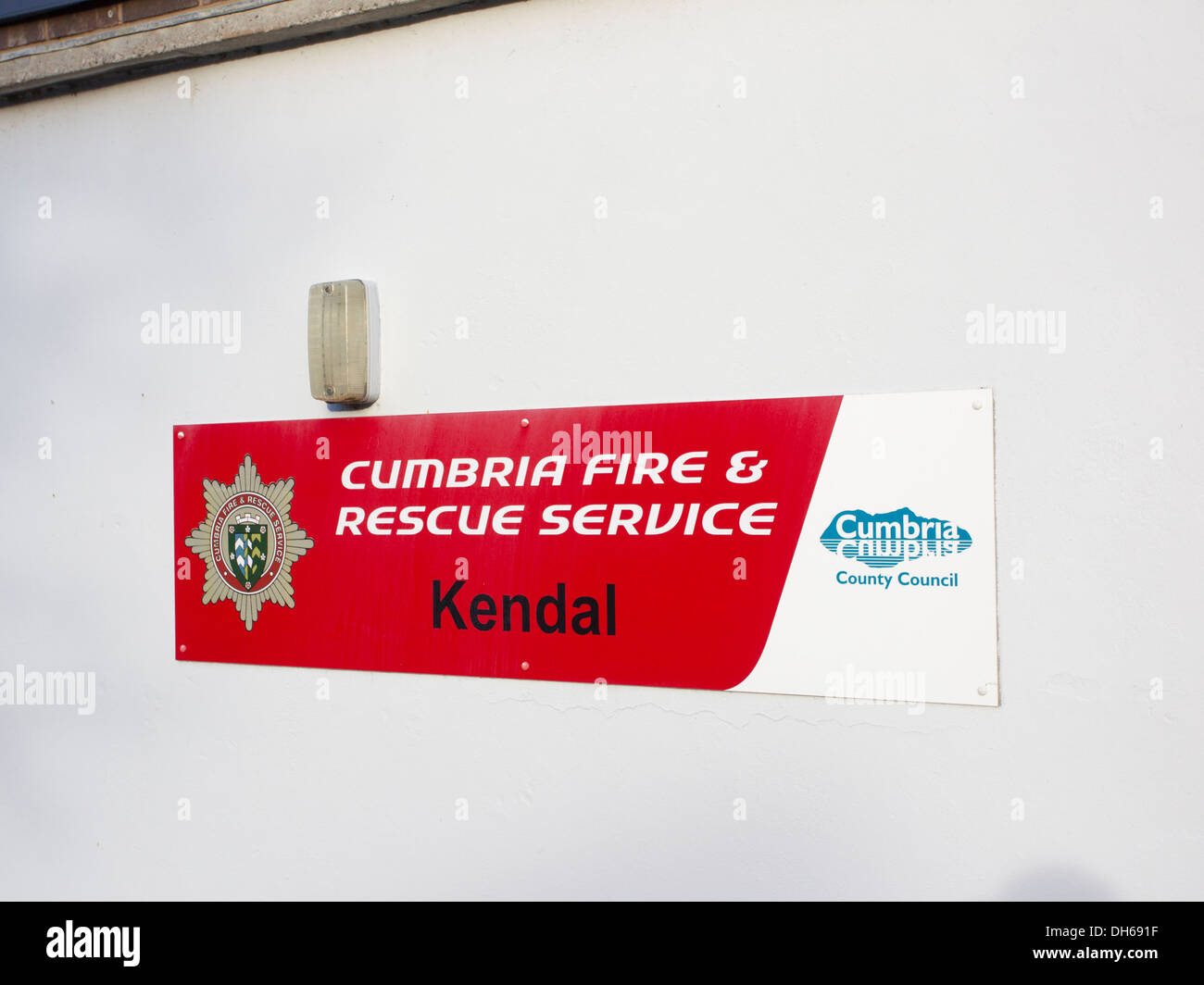 Cumbria fire and rescue service Kendal head quarters HQ Stock Photo