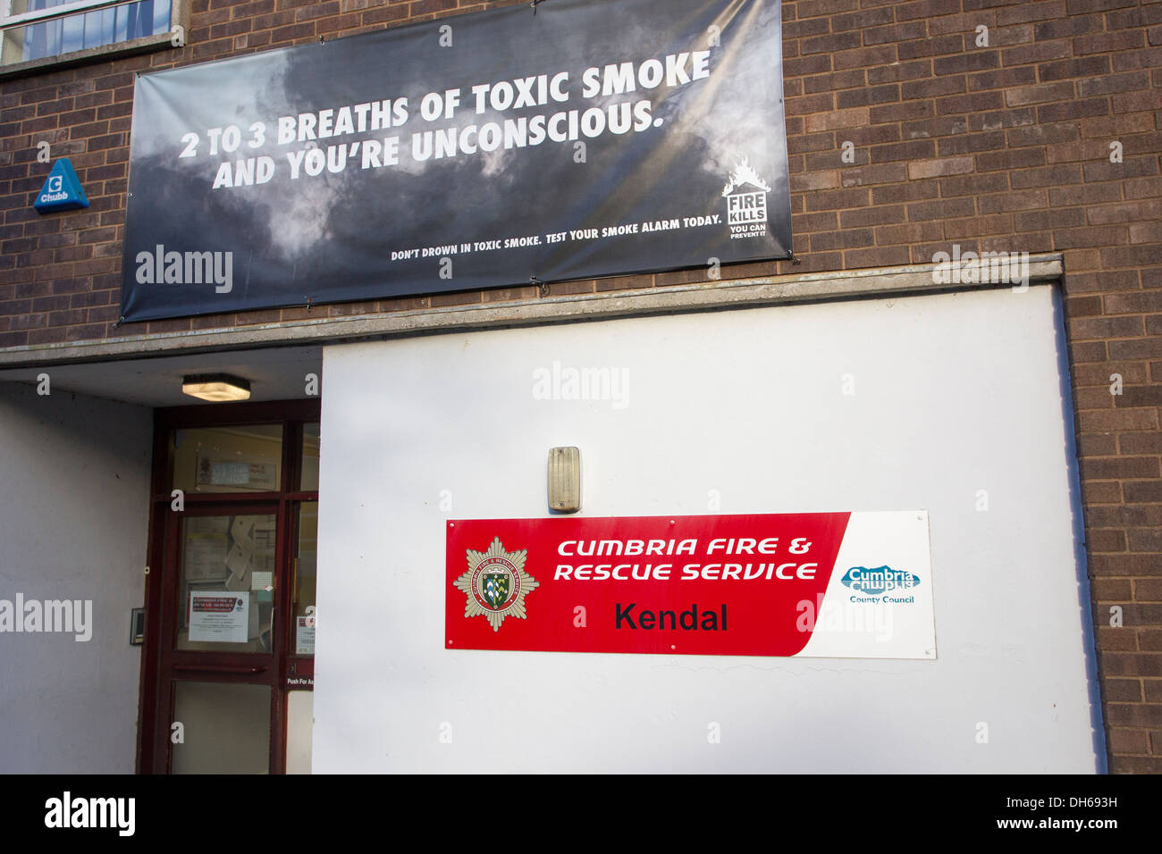 Cumbria fire and rescue service Kendal head quarters HQ Stock Photo