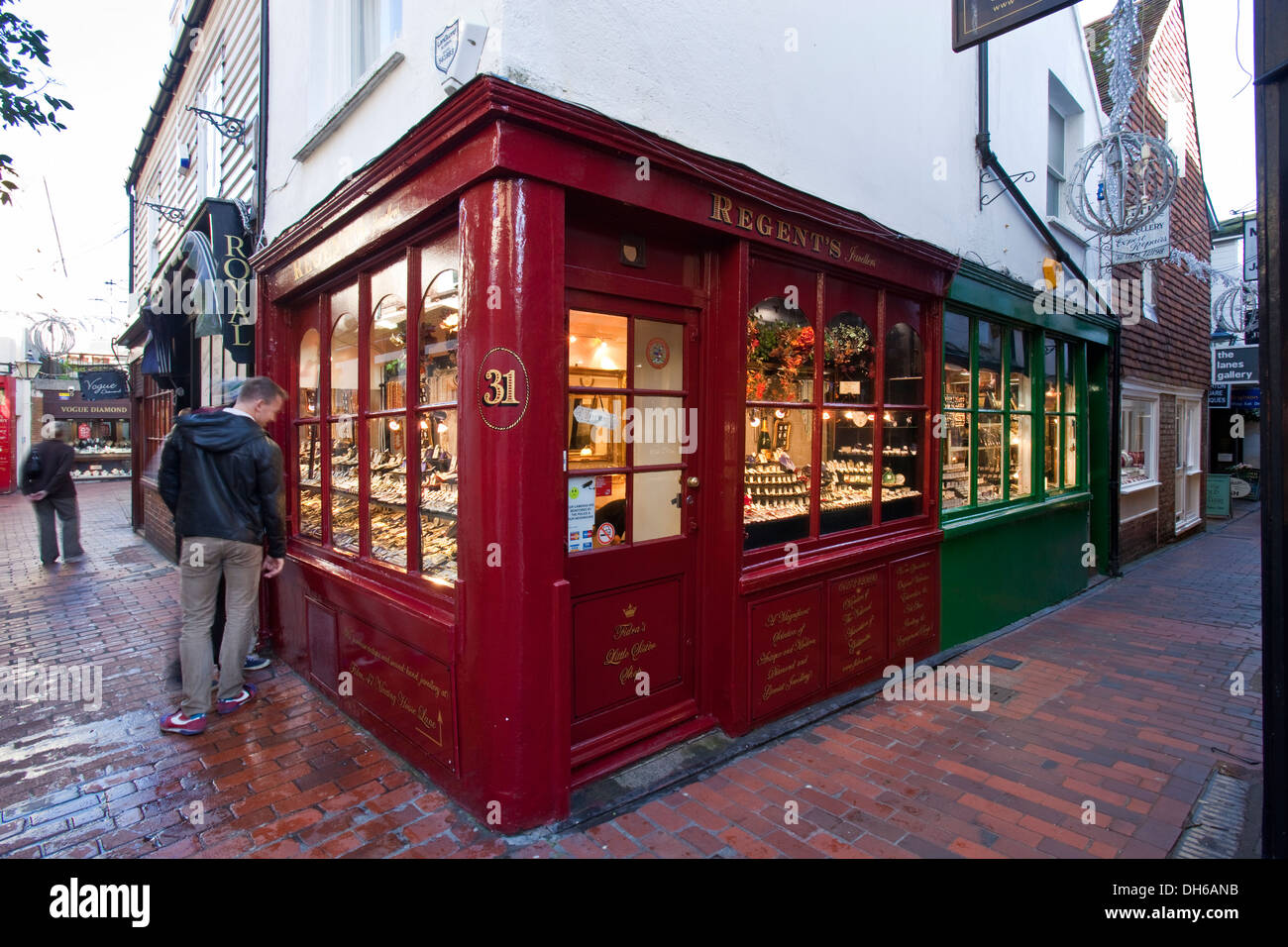 Jewellery Shop, The Lanes, Brighton, Sussex, England Stock Photo - Alamy