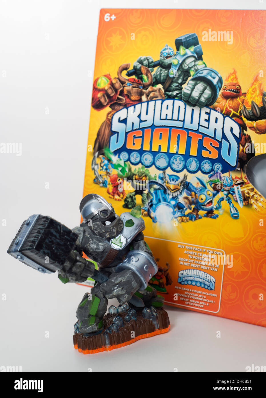 Skylanders Giants character figure Crusher with game box Stock Photo - Alamy