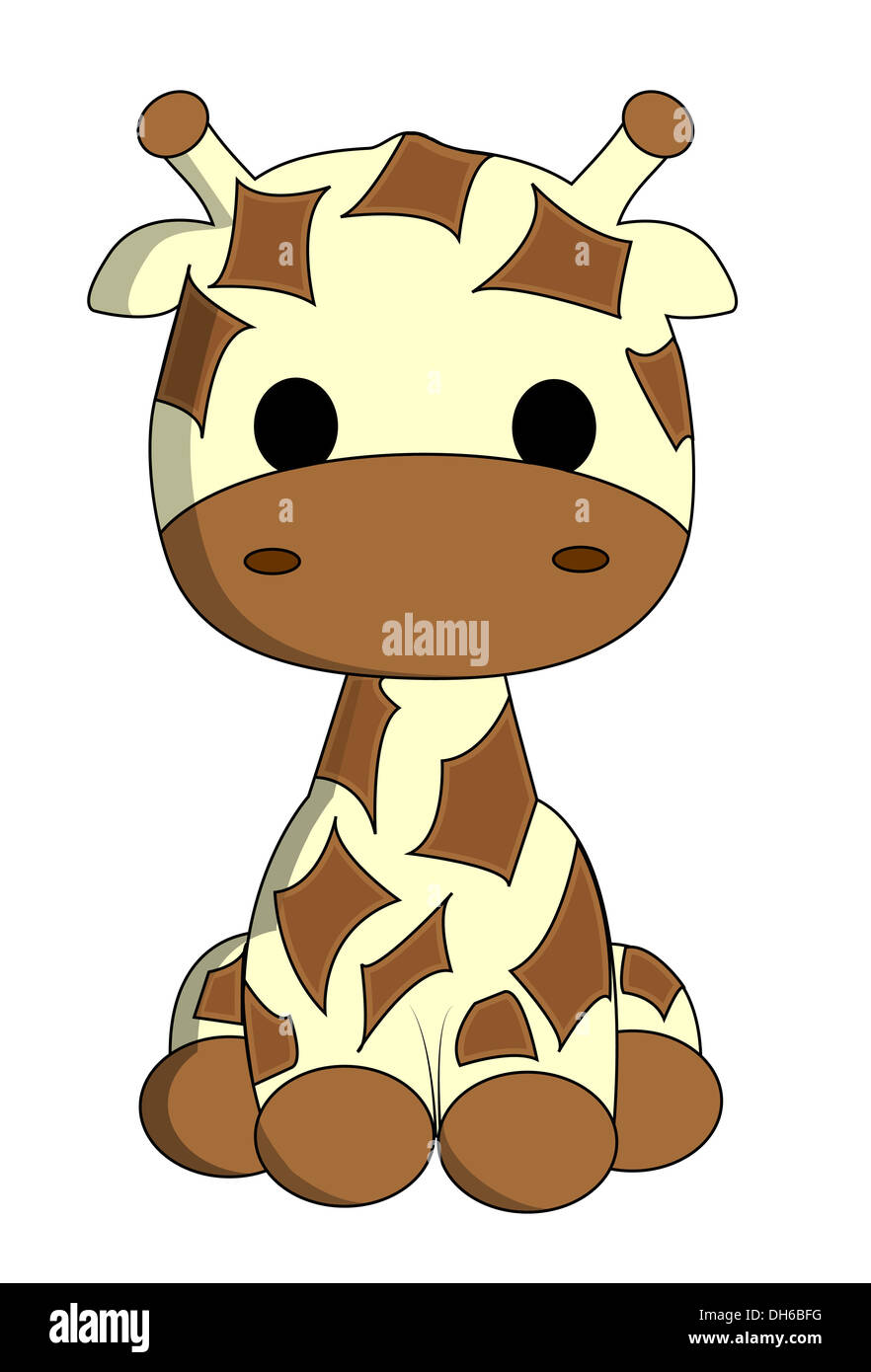 Cute giraffe cartoon Stock Photo - Alamy Cute giraffe cartoon Stock Photo - Alamy
