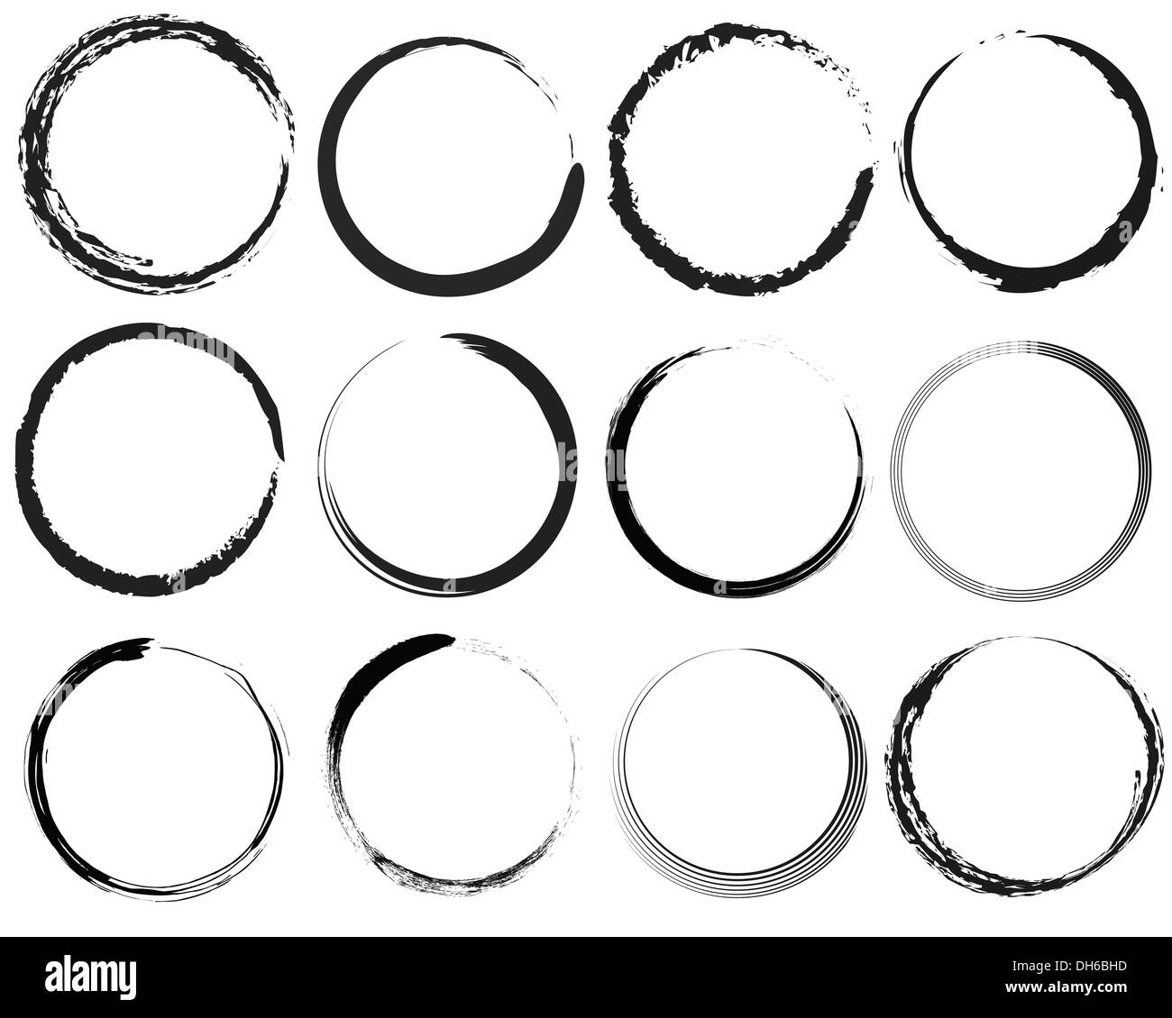 Draw circles Black and White Stock Photos & Images - Alamy
