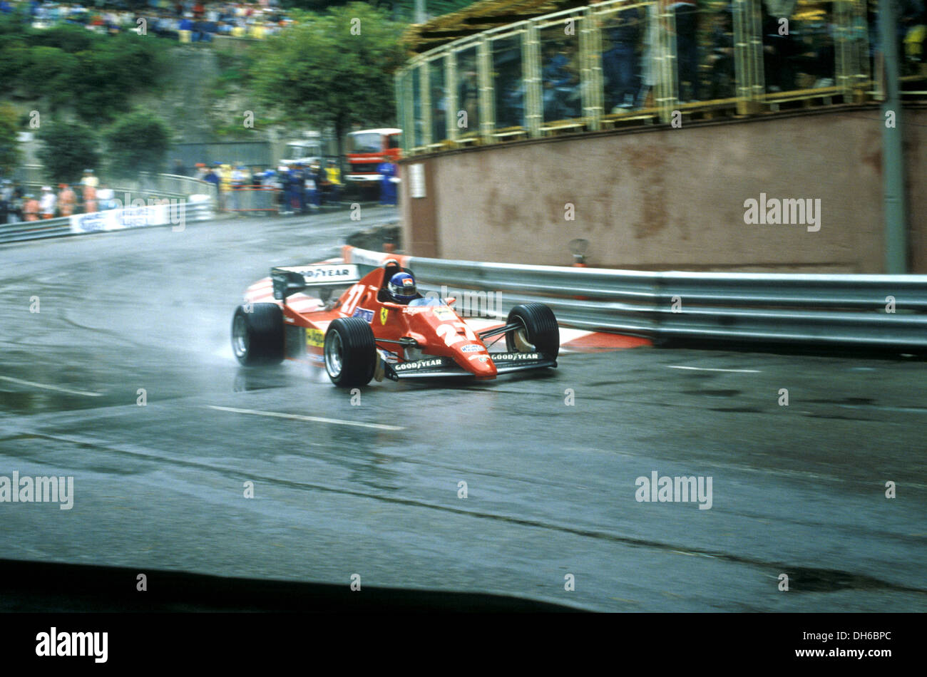 Patrick Tambay In Ferrari 126c2b Finished 4th In The Monaco Gp Monte Carlo 15 May 19 The French Driver Later Became An Mp Stock Photo Alamy
