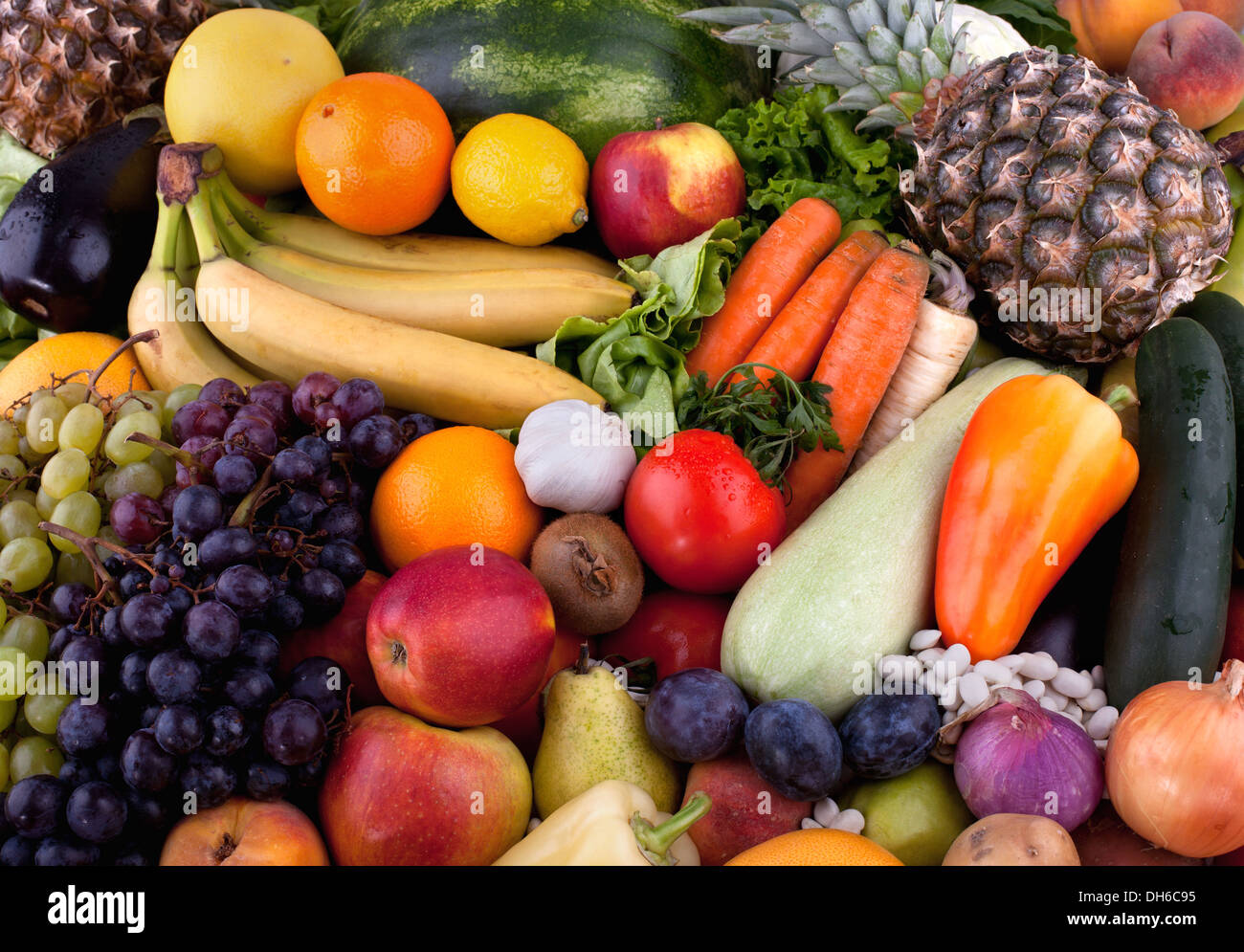 Fruits And Vegetables Stock Photo Alamy